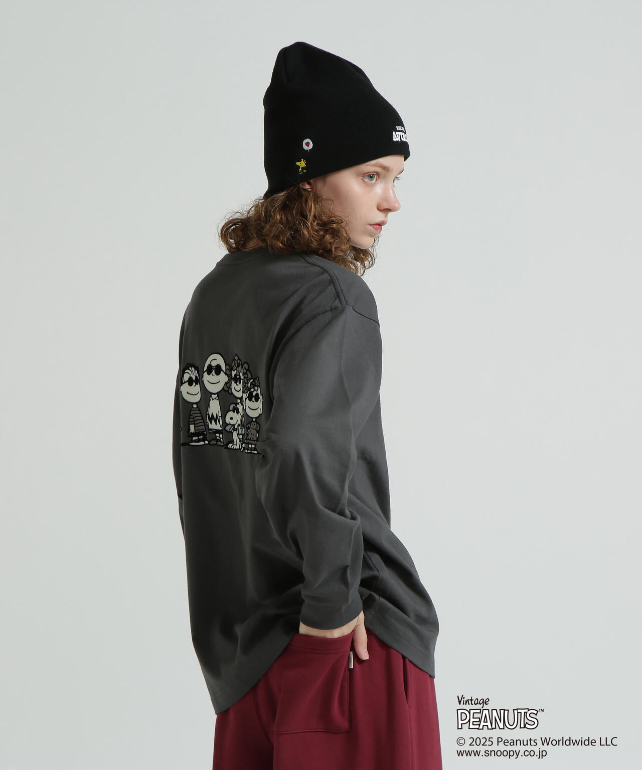 《AVIREX × PEANUTS》FLOKY LONGSLEEVE T-SHIRT / フロッキー 長袖Tシャツ / ピーナッツ / アヴ