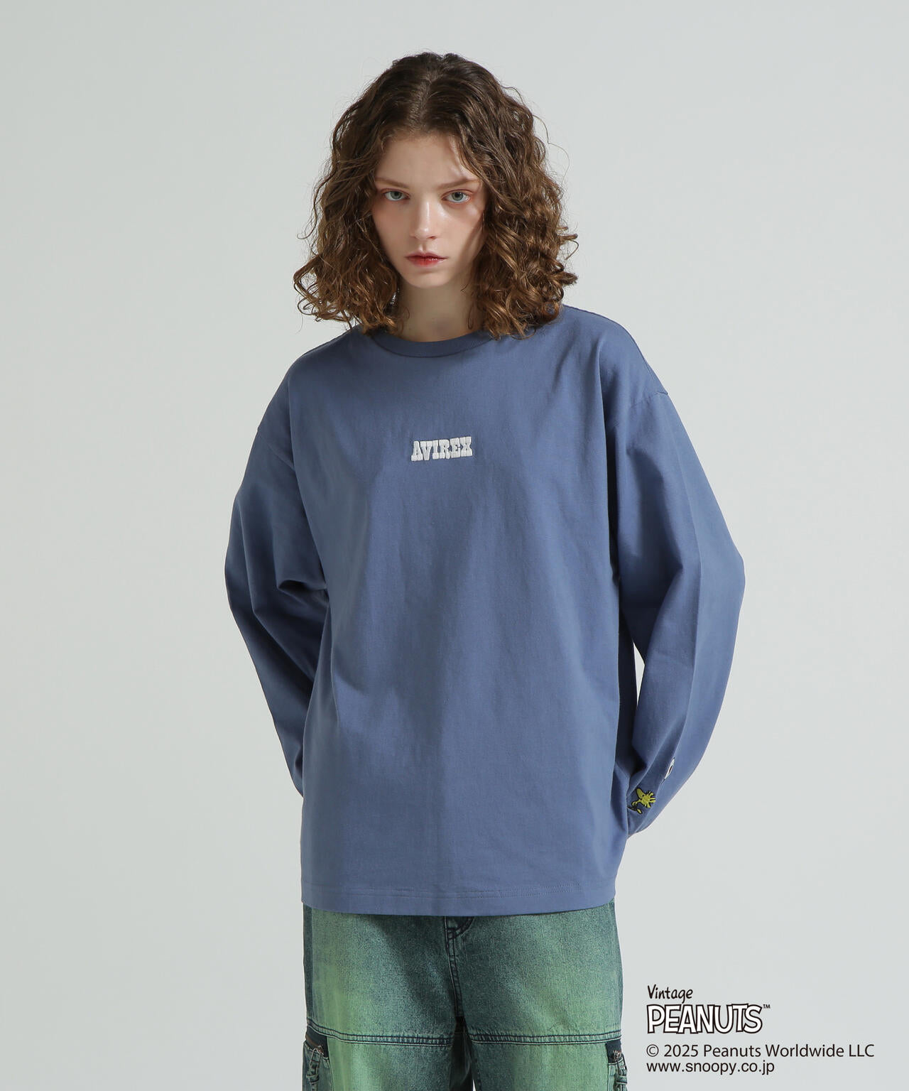 《AVIREX × PEANUTS》FLOKY LONGSLEEVE T-SHIRT / フロッキー 長袖Tシャツ / ピーナッツ / アヴ