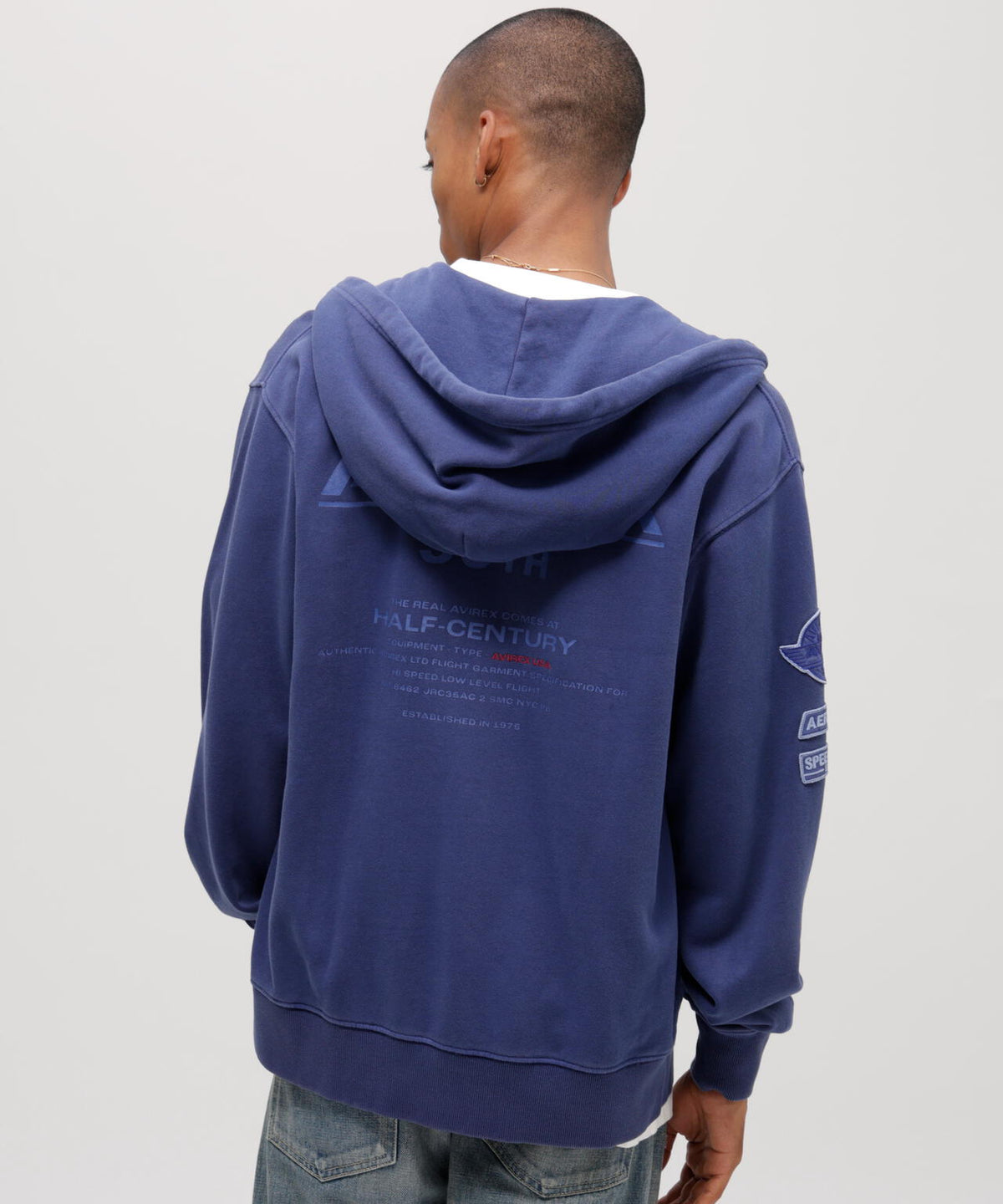 《50th Anniversary》FADE WASH ZIP UP PARKA