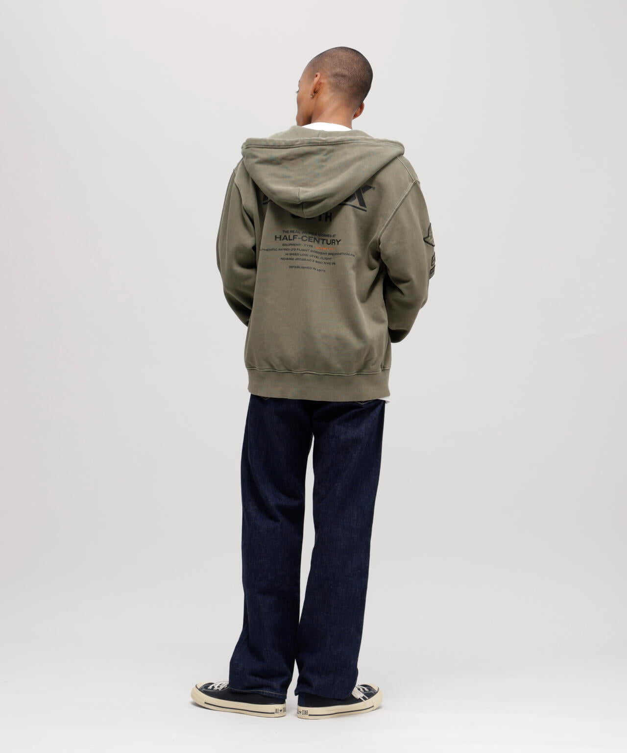 《50th Anniversary》FADE WASH ZIP UP PARKA