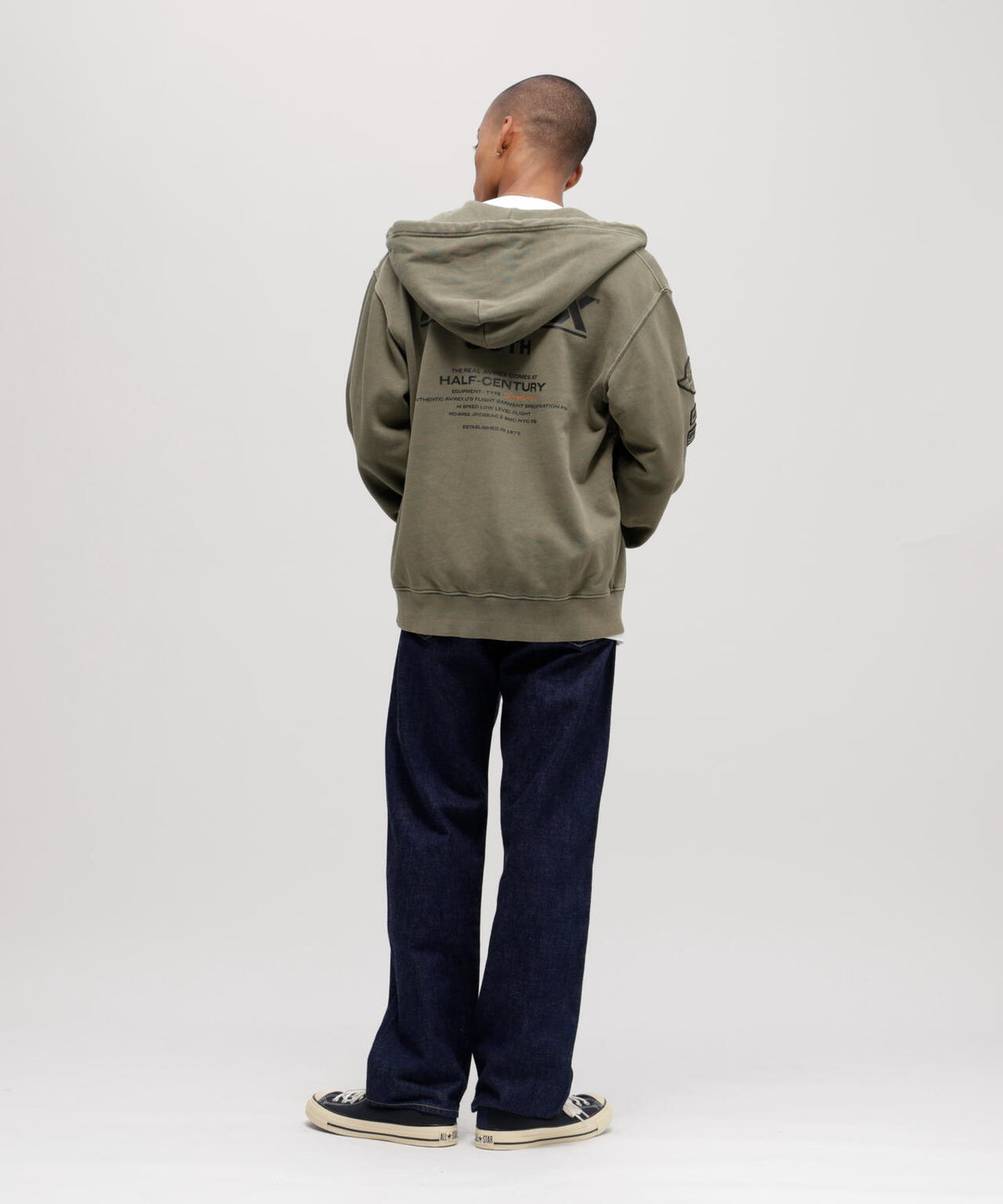 《50th Anniversary》FADE WASH ZIP UP PARKA