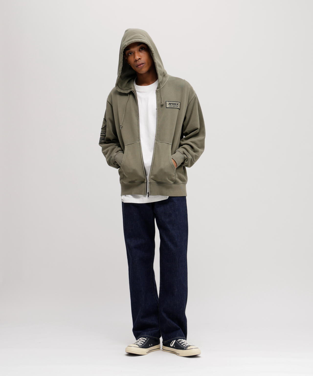 《50th Anniversary》FADE WASH ZIP UP PARKA