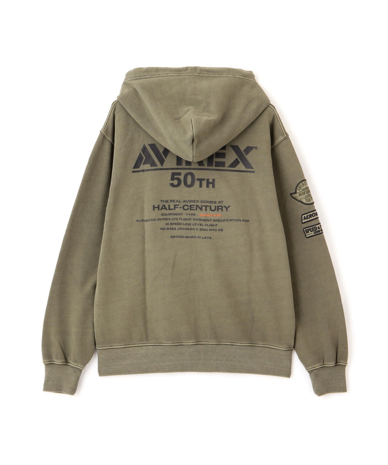 《50th Anniversary》FADE WASH ZIP UP PARKA