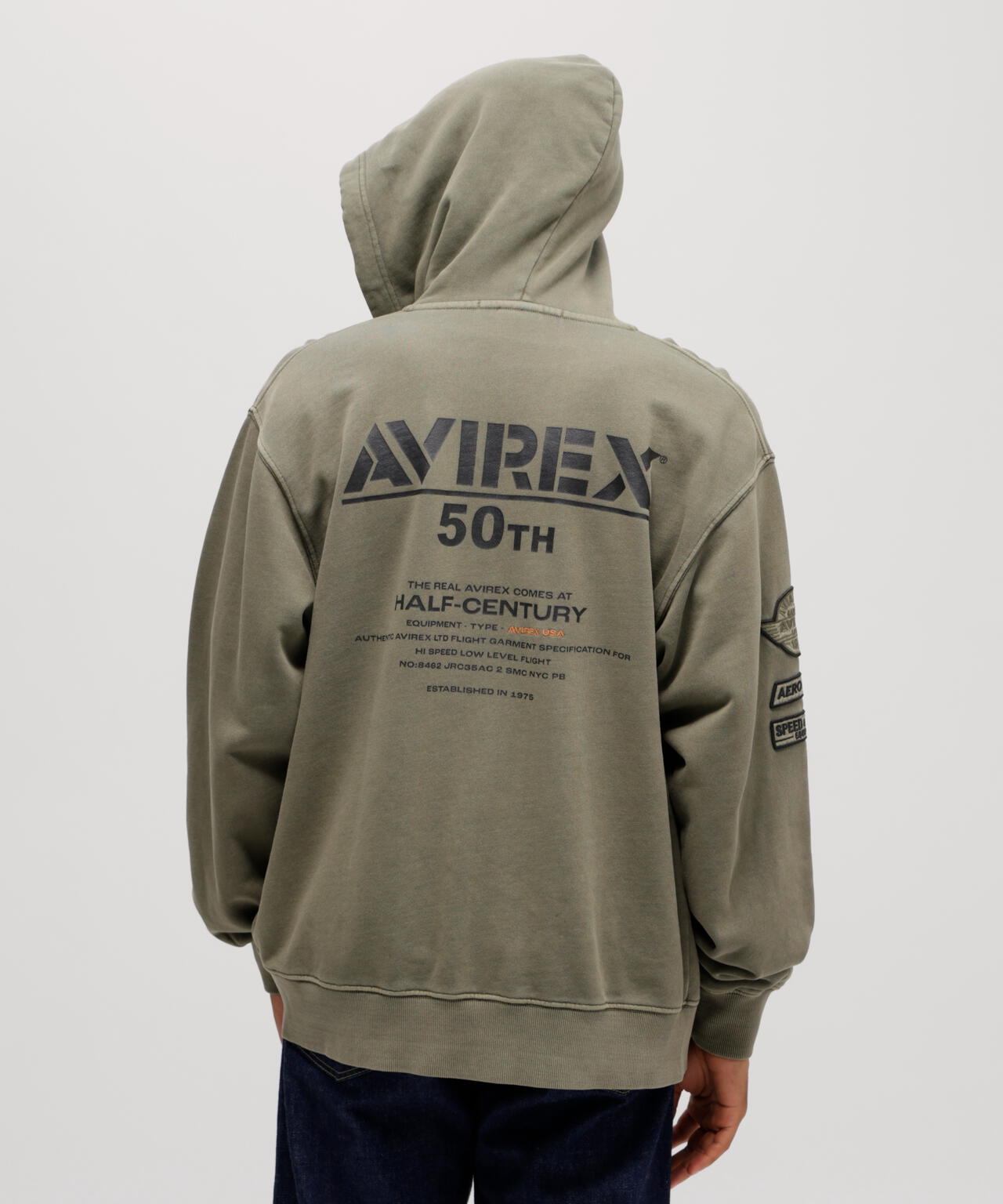 《50th Anniversary》FADE WASH ZIP UP PARKA