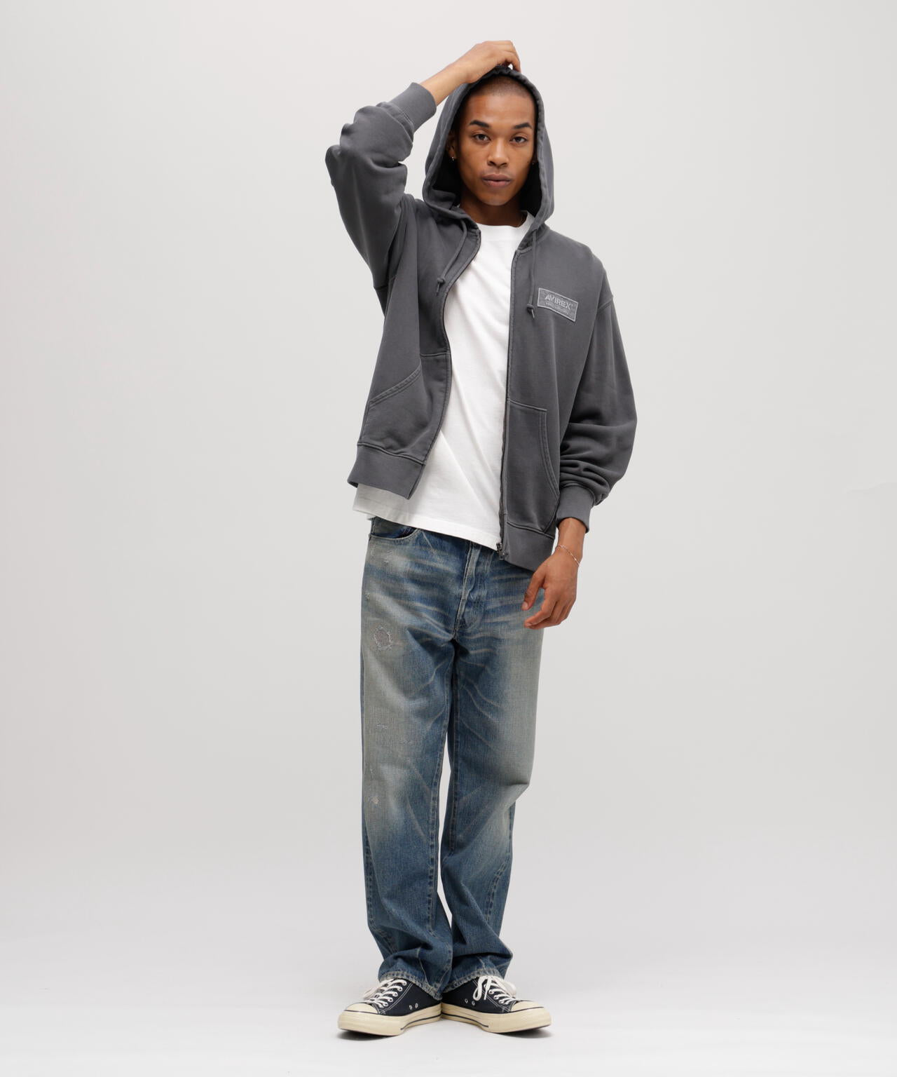 《50th Anniversary》FADE WASH ZIP UP PARKA