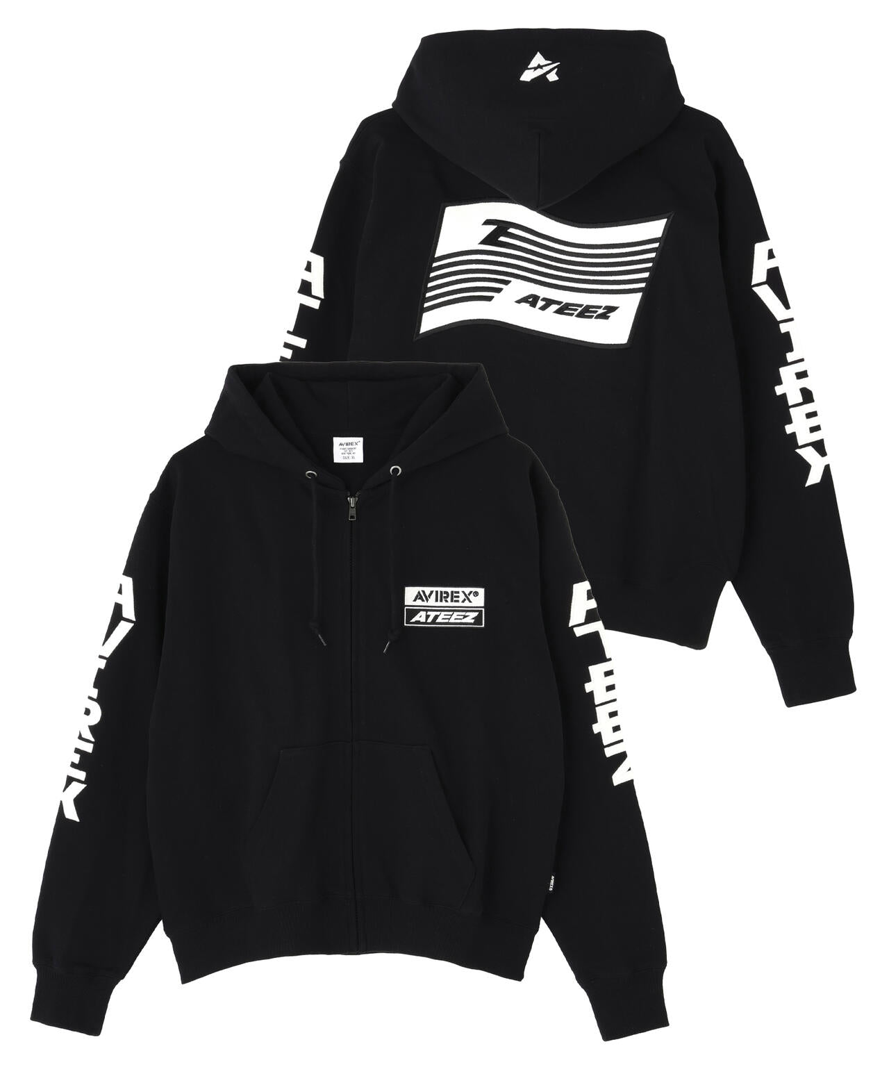 AVIREX × ATEEZ / SLEEVE LOGO PARKA