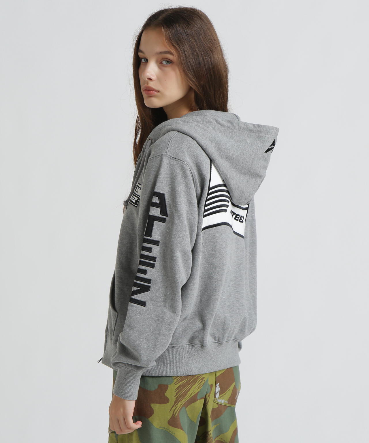 AVIREX × ATEEZ / SLEEVE LOGO PARKA