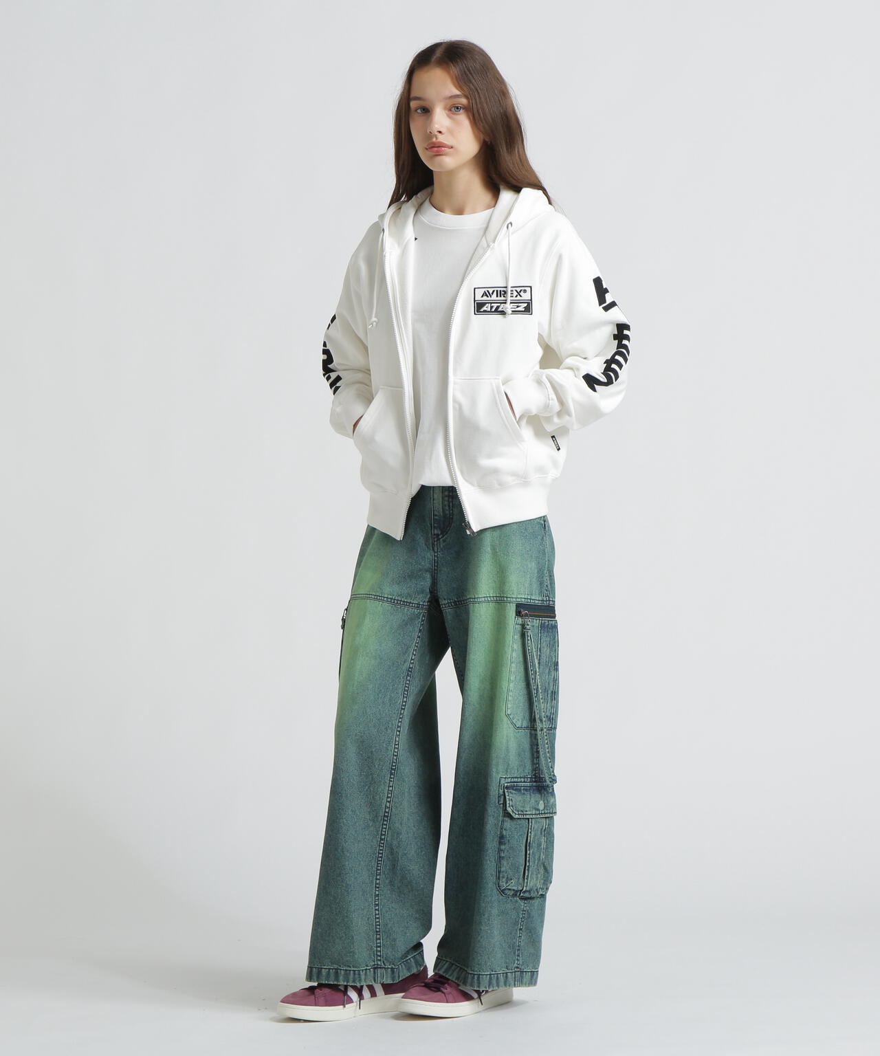 AVIREX × ATEEZ / SLEEVE LOGO PARKA