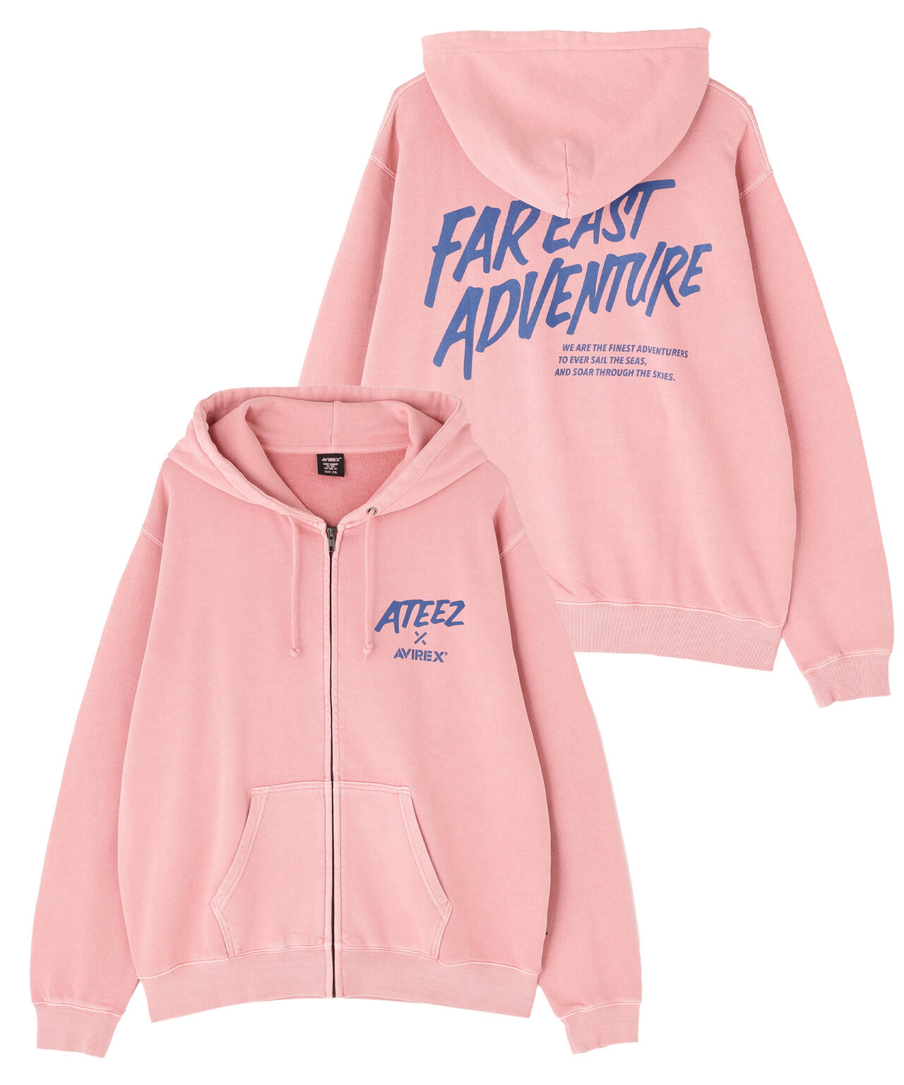 AVIREX × ATEEZ / FADE WASH PARKA ”ADVENTURE”