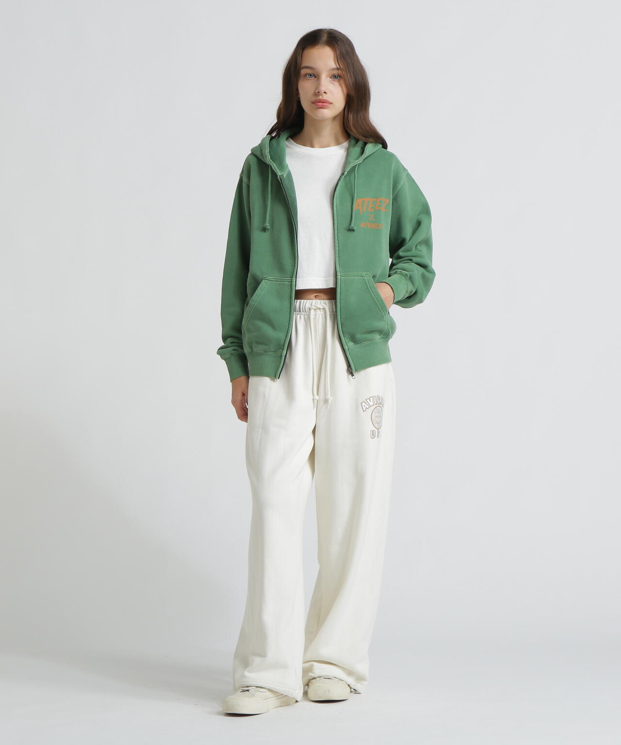 AVIREX × ATEEZ / FADE WASH PARKA ”ADVENTURE”