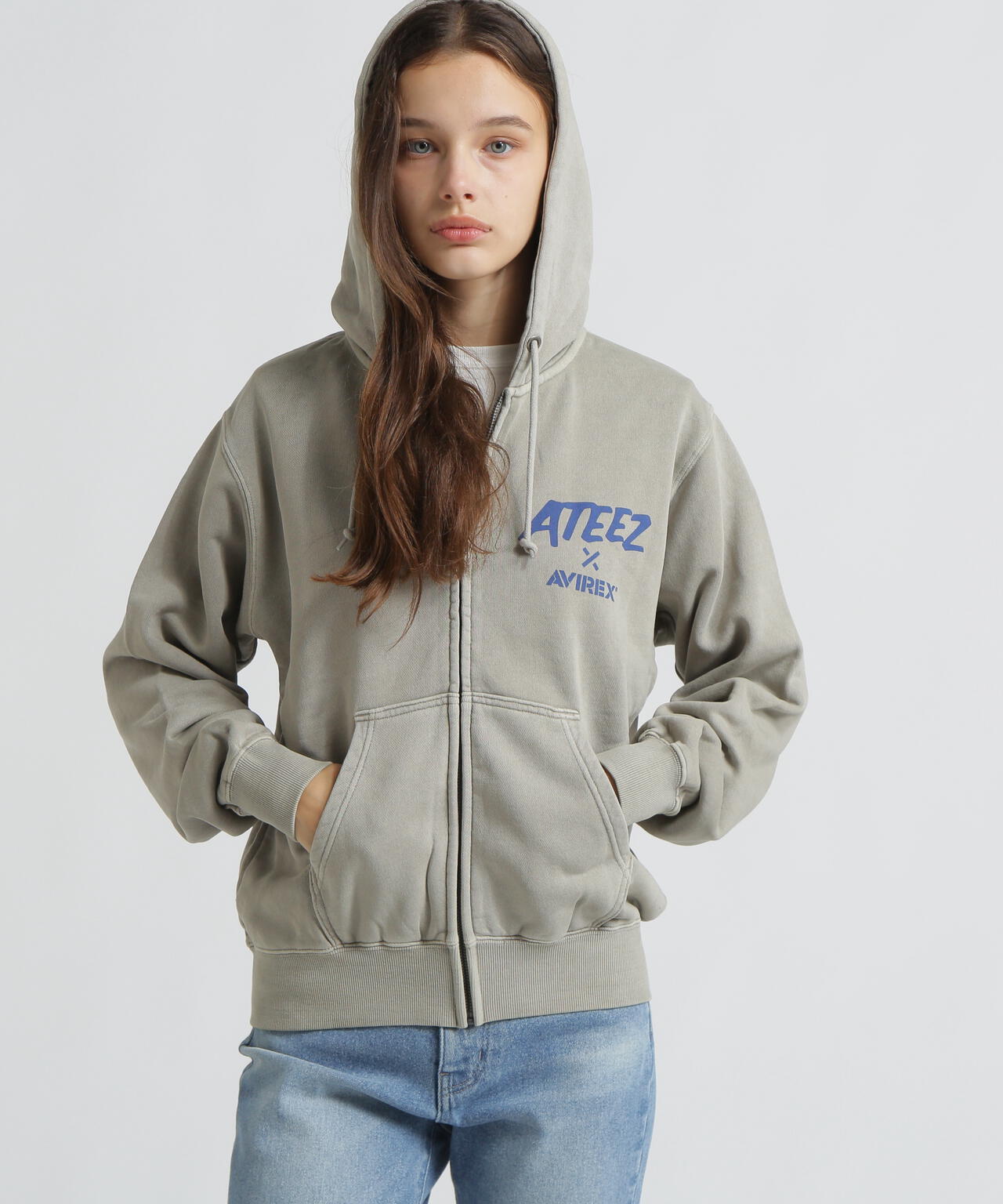 AVIREX × ATEEZ / FADE WASH PARKA ”ADVENTURE”