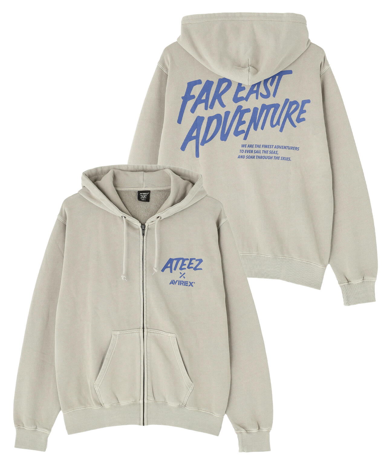 AVIREX × ATEEZ / FADE WASH PARKA ”ADVENTURE”