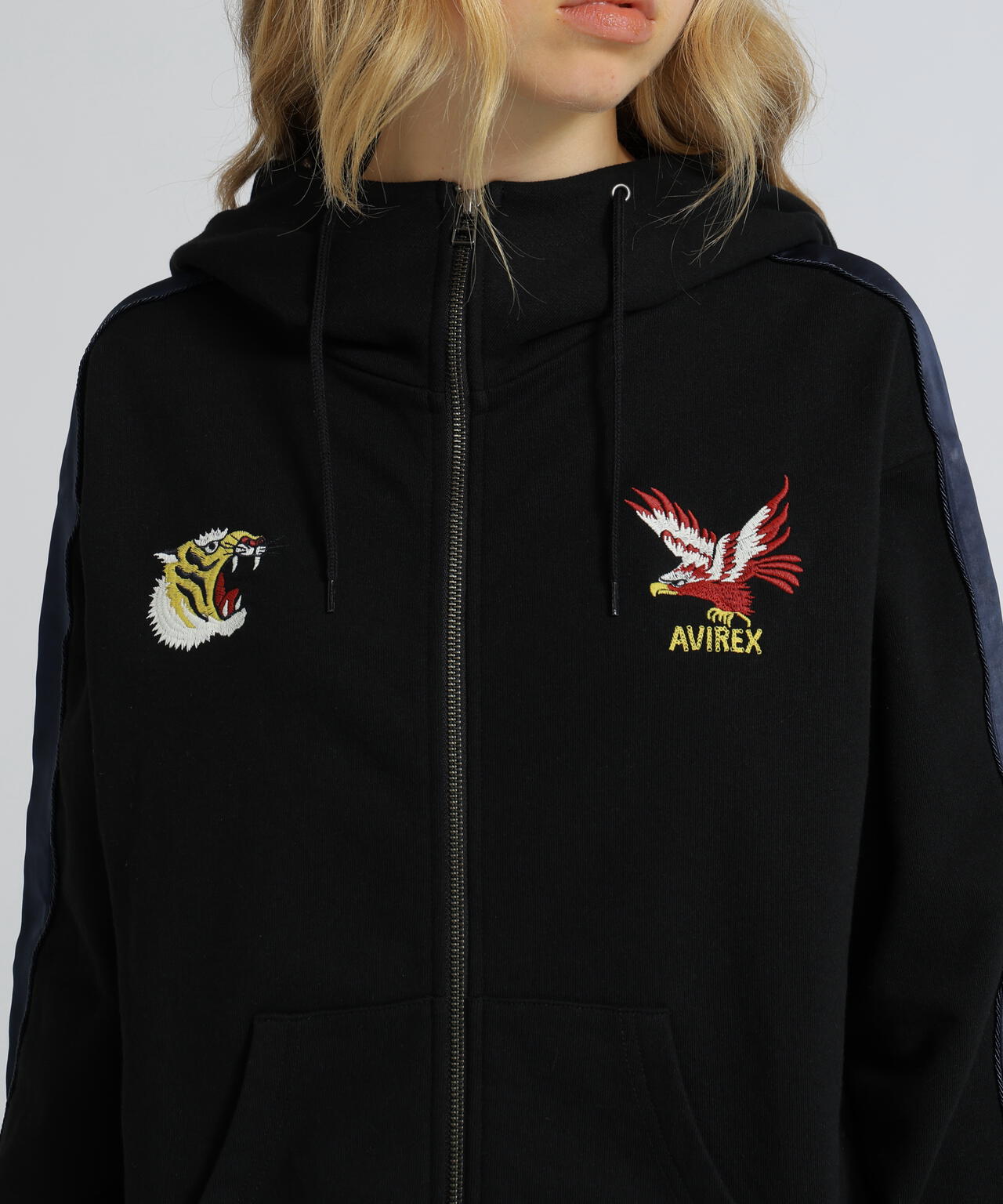 《SOUVENIR COLLECTION》WOMAN/SATIN SKA COMBI PARKA