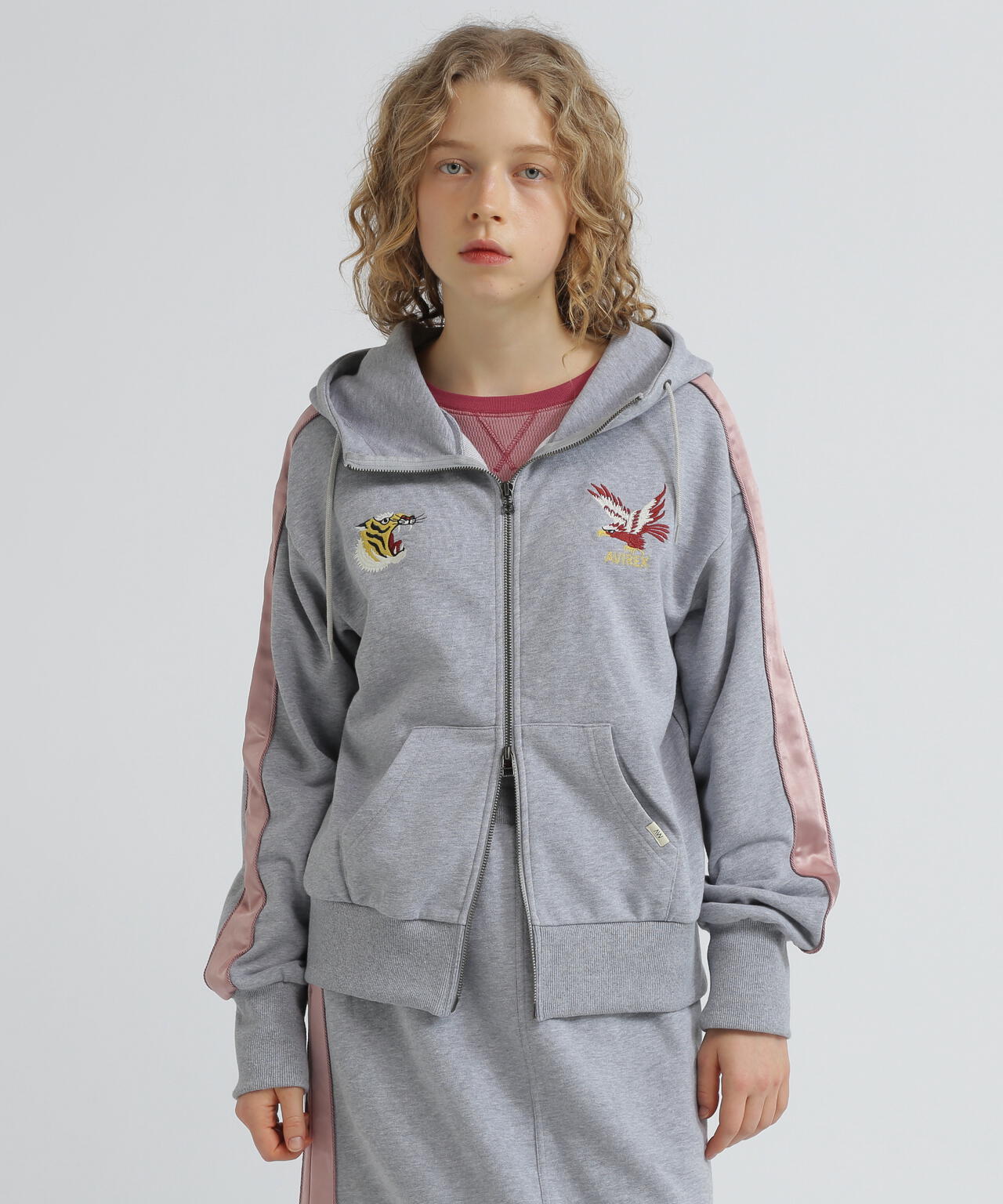 《SOUVENIR COLLECTION》WOMAN/SATIN SKA COMBI PARKA