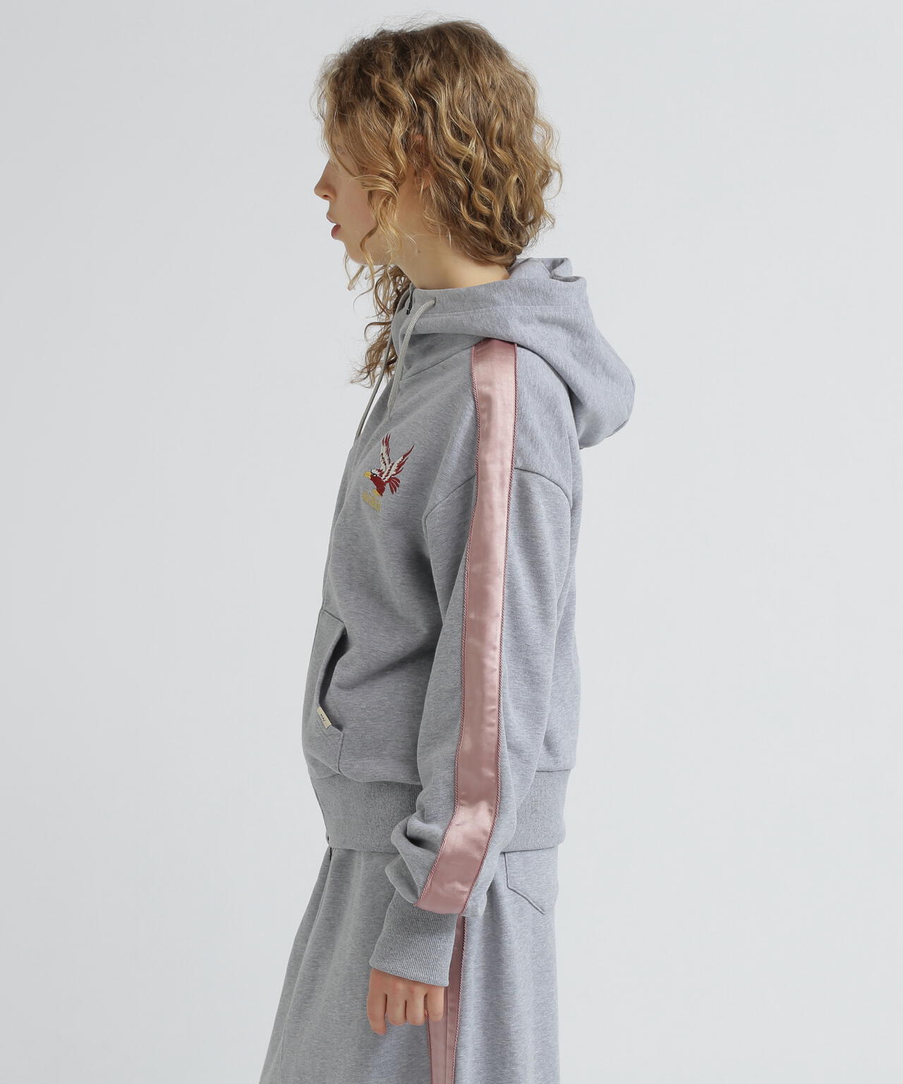 《SOUVENIR COLLECTION》WOMAN/SATIN SKA COMBI PARKA