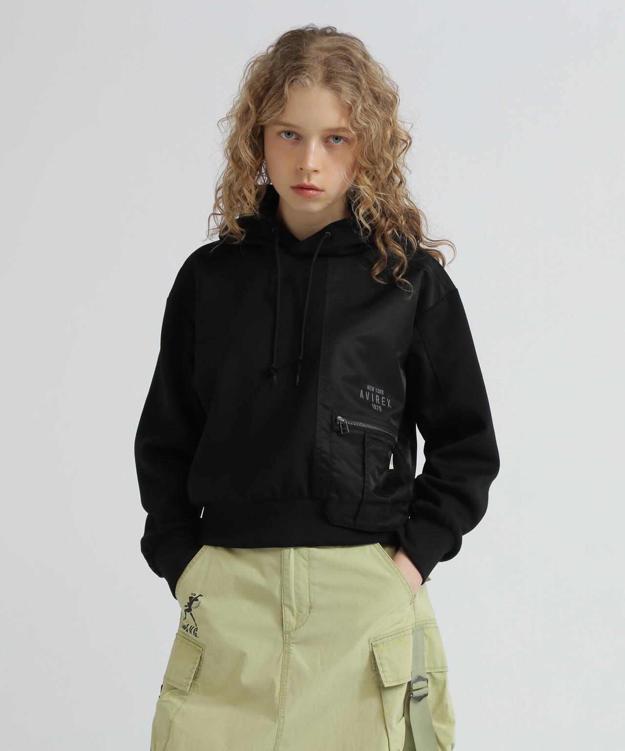 NYLON PATCH COMBI PARKA/ナイロンパッチコンビパーカー