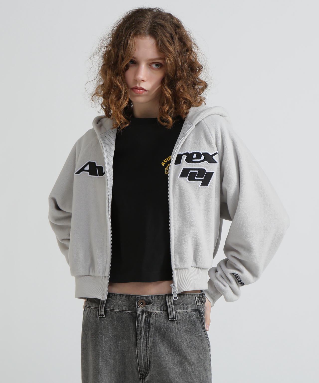 《AVIREX×MOUSSY》FLEECE HOODIE