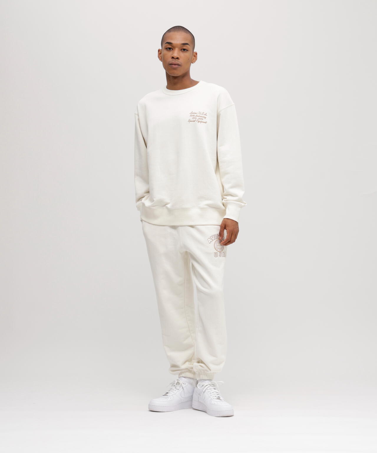 AVIREX 50th VARSITY CREWNECK SWEAT