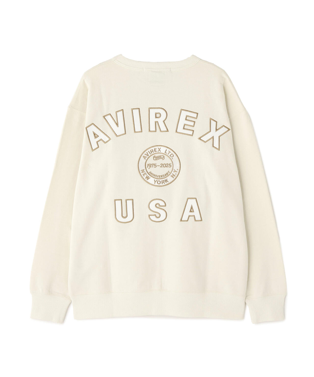 AVIREX 50th VARSITY CREWNECK SWEAT