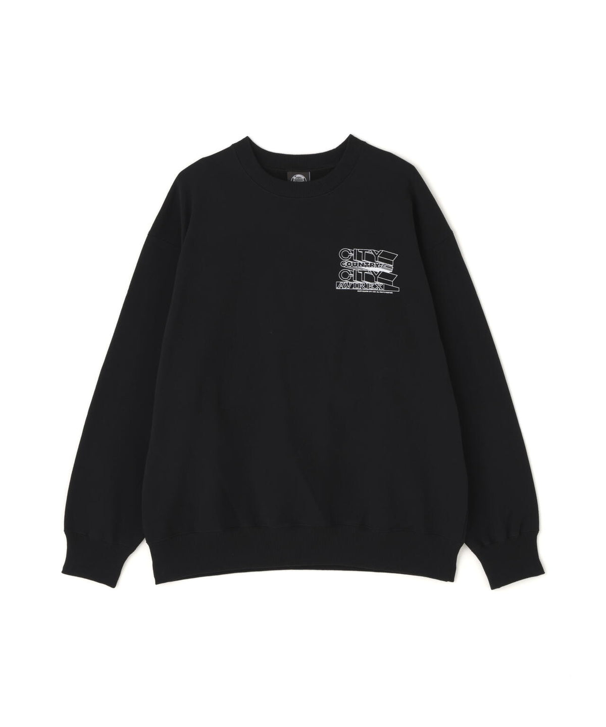 《AVIREX × CITY COUNTRY CITY》SIGNATURE CREW SWEAT