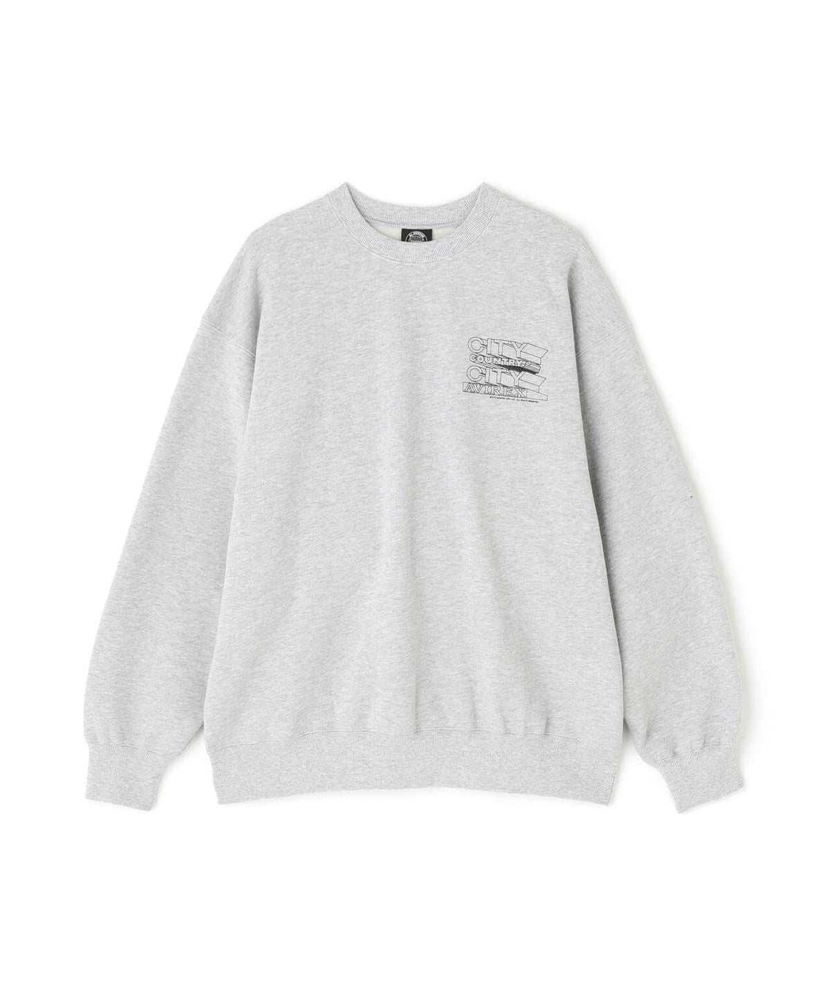 《AVIREX × CITY COUNTRY CITY》SIGNATURE CREW SWEAT