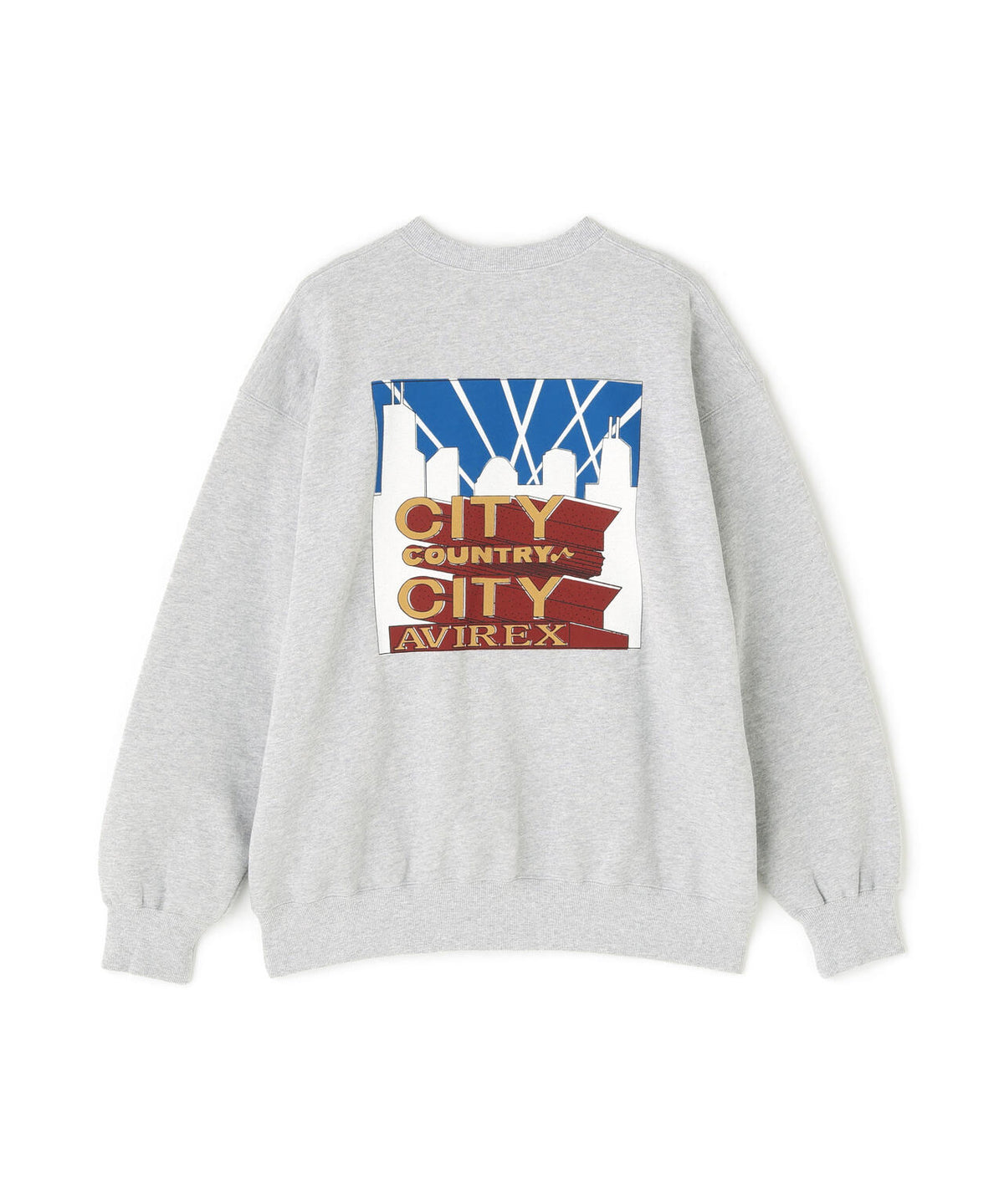《AVIREX × CITY COUNTRY CITY》SIGNATURE CREW SWEAT