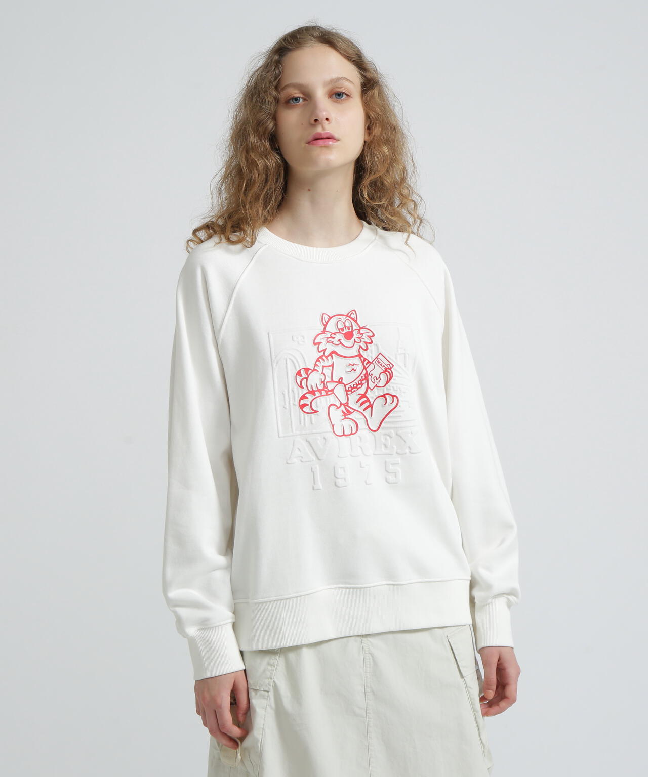 EMBOSS TOMCAT SWEAT/エンボストムキャットスウェット