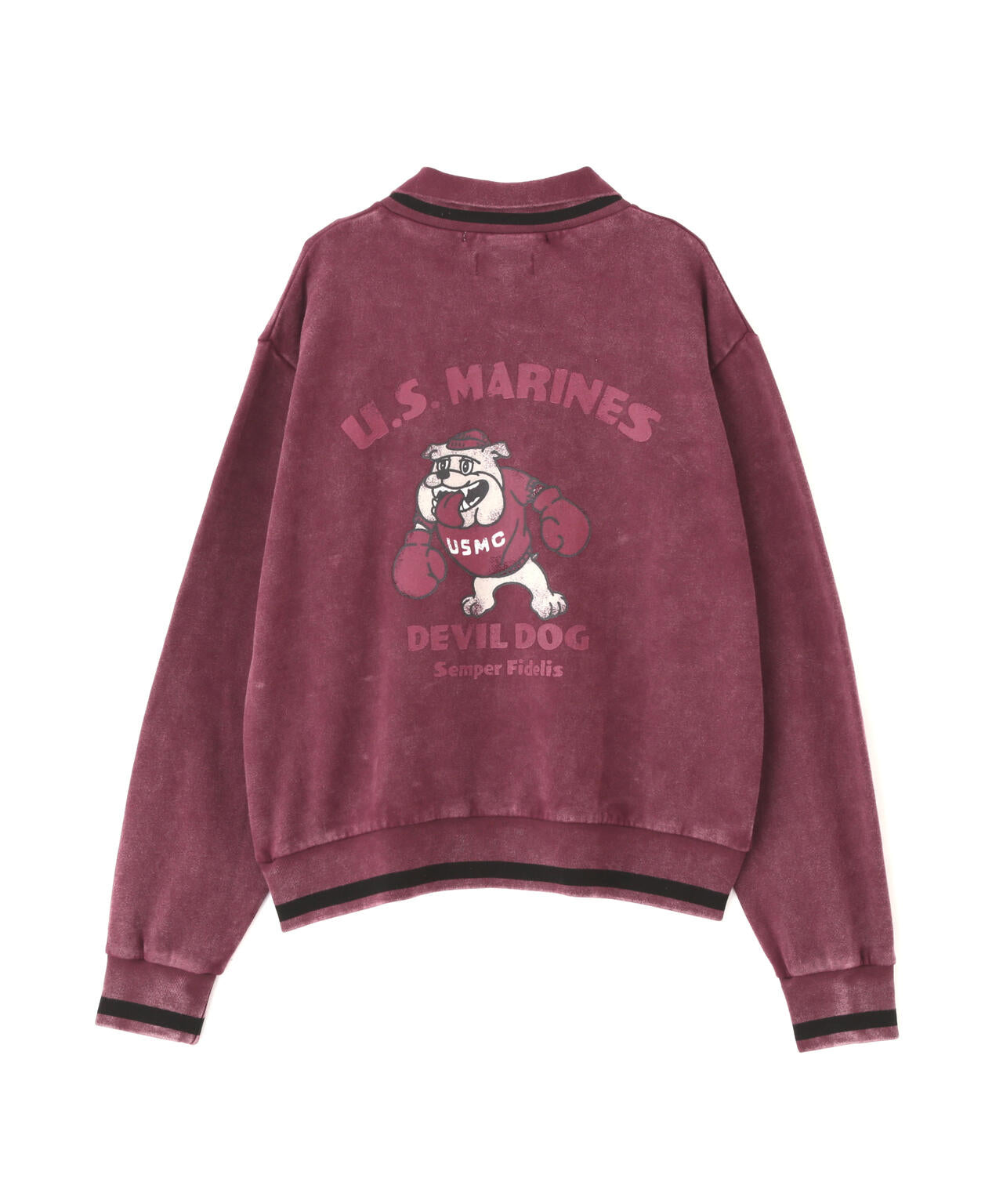 《WOMAN》DEVIL DOG GARMENT DYE SWEAT/デビルドッグガーメントスウェット