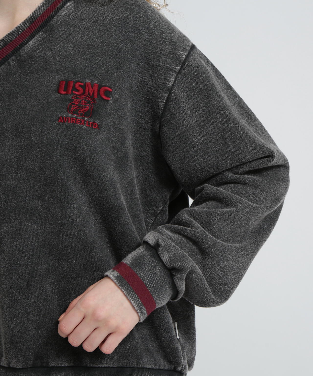 《WOMAN》DEVIL DOG GARMENT DYE SWEAT/デビルドッグガーメントスウェット