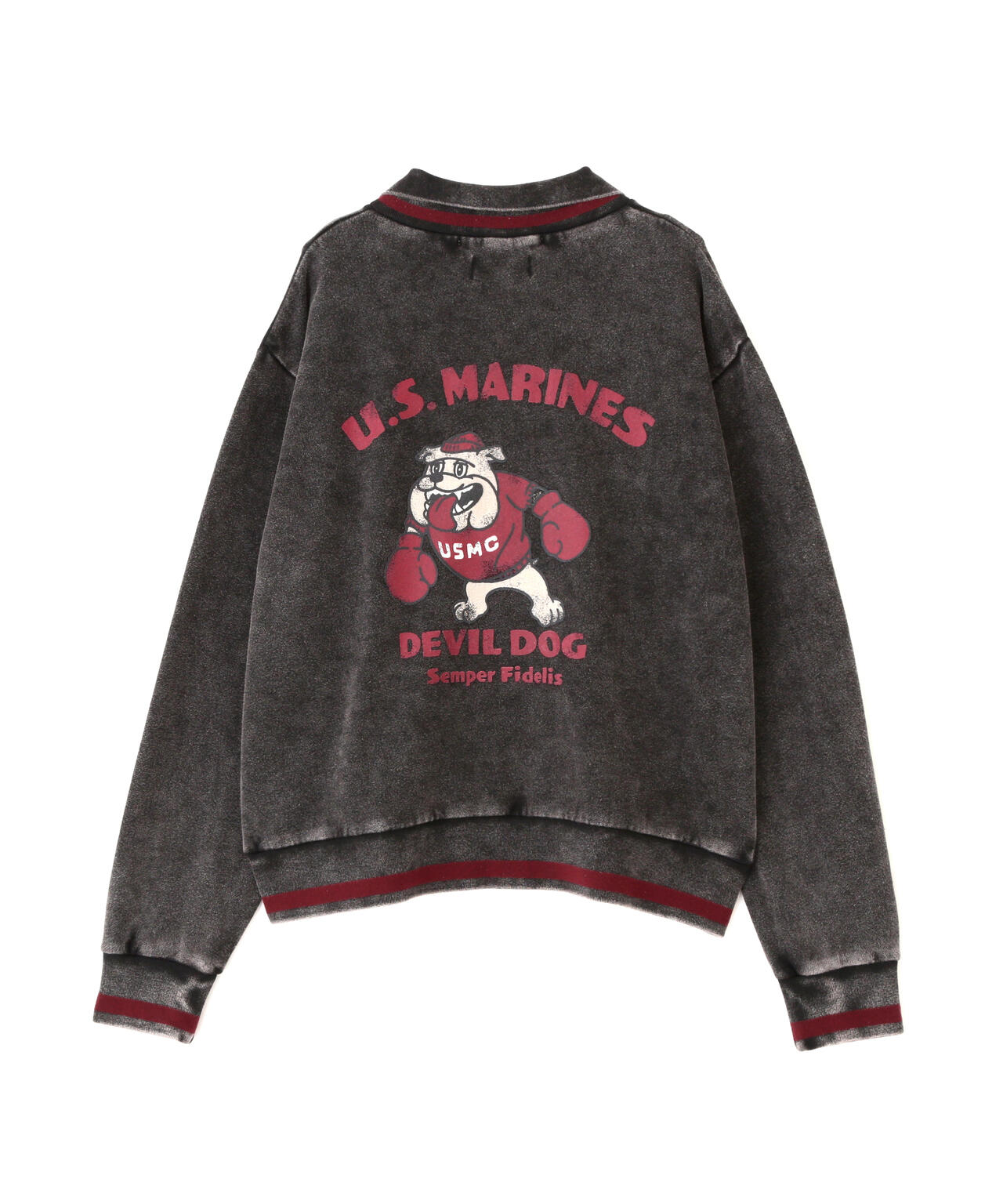 《WOMAN》DEVIL DOG GARMENT DYE SWEAT/デビルドッグガーメントスウェット