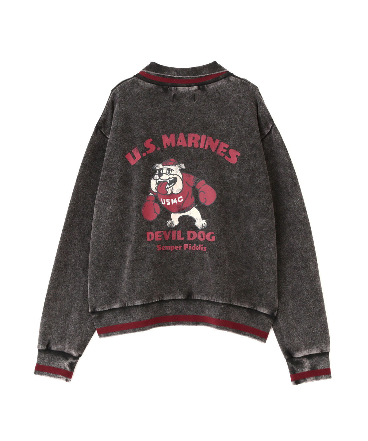 《WOMAN》DEVIL DOG GARMENT DYE SWEAT/デビルドッグガーメントスウェット