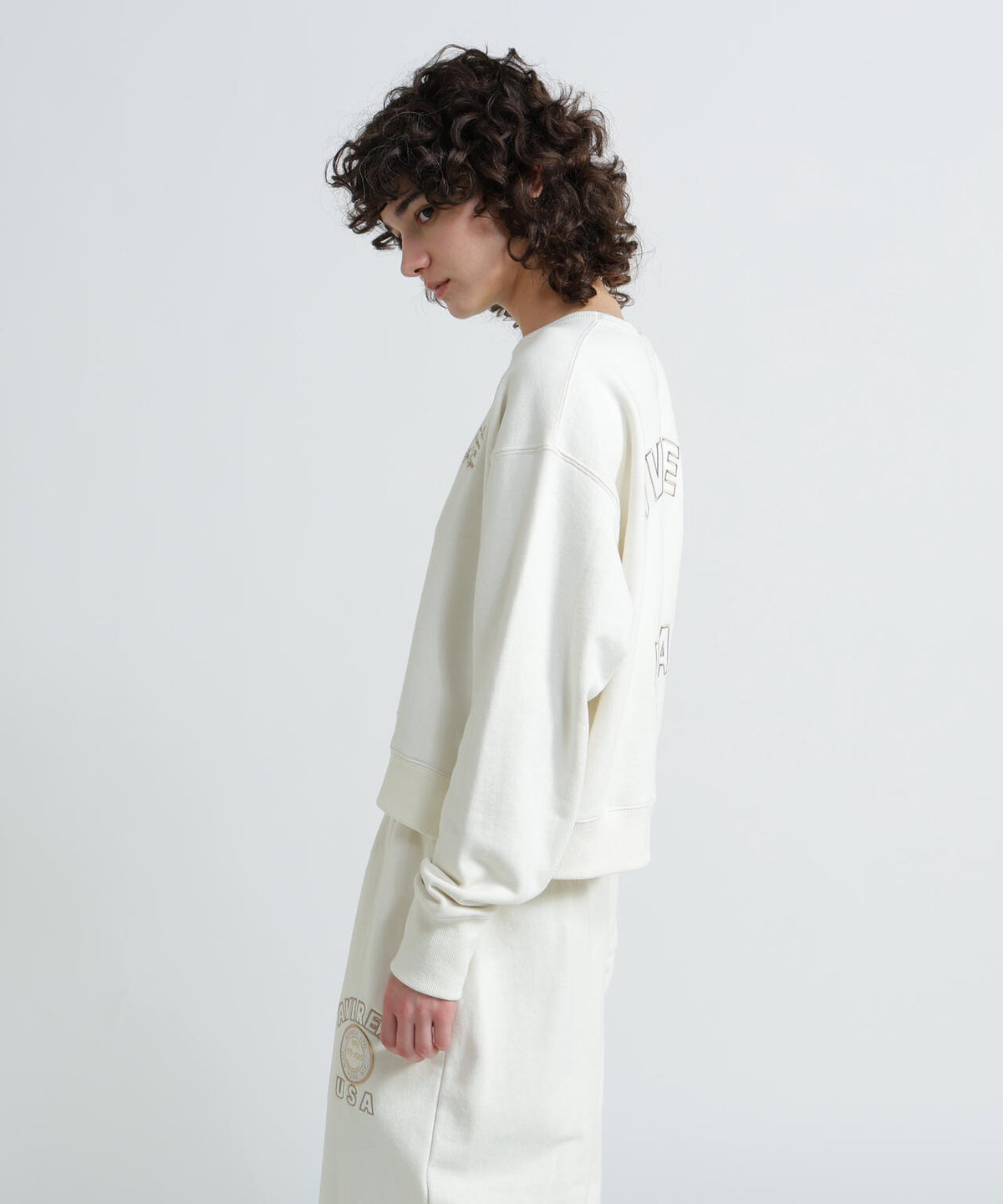 《WOMAN》AVIREX 50th VARSITY CREW SWAET/バーシティークルーネックスウェット
