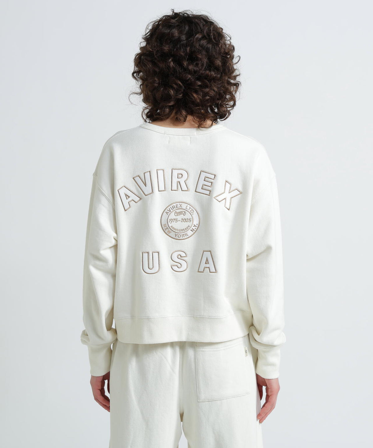 《WOMAN》AVIREX 50th VARSITY CREW SWAET/バーシティークルーネックスウェット