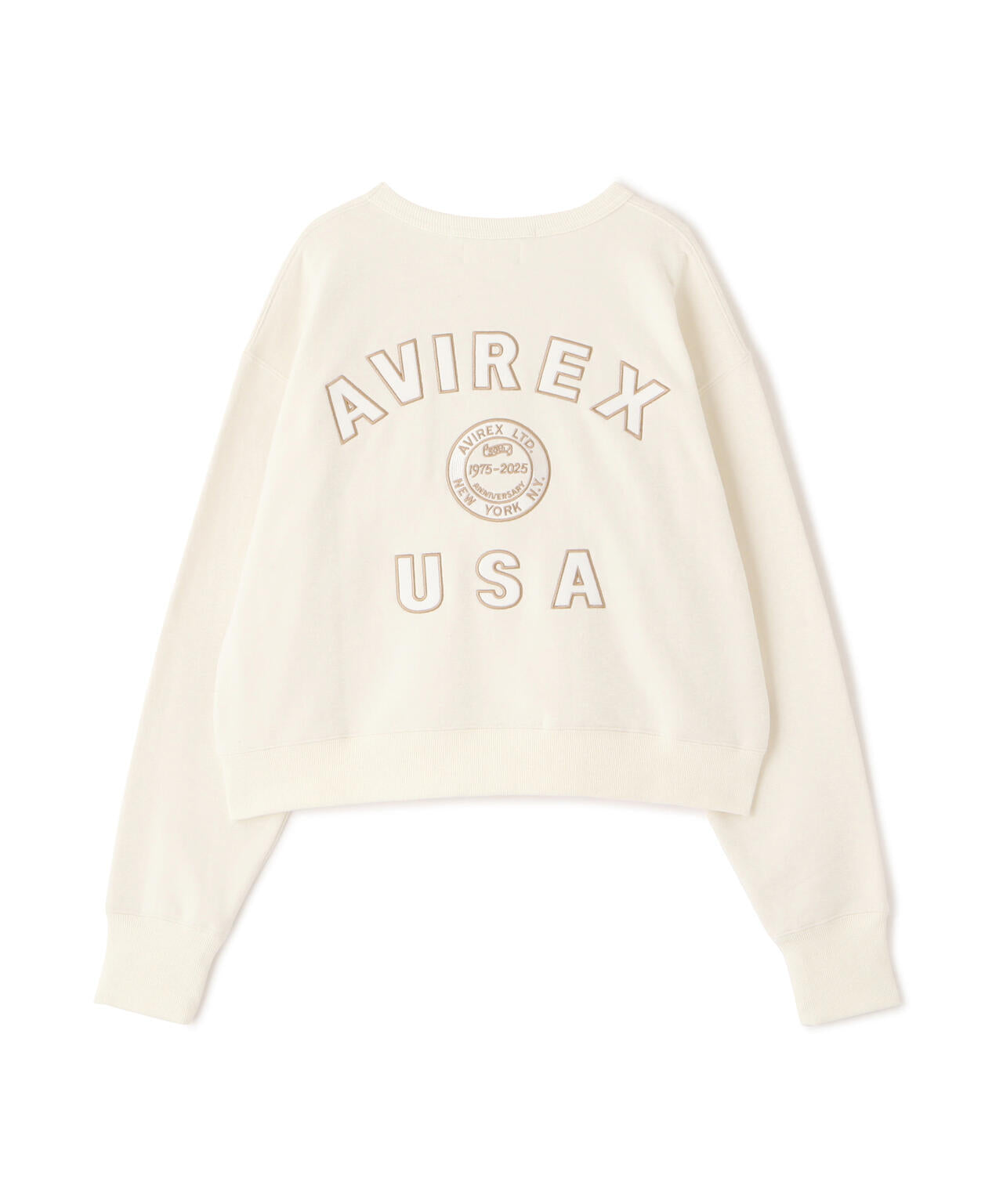 《WOMAN》AVIREX 50th VARSITY CREW SWAET/バーシティークルーネックスウェット