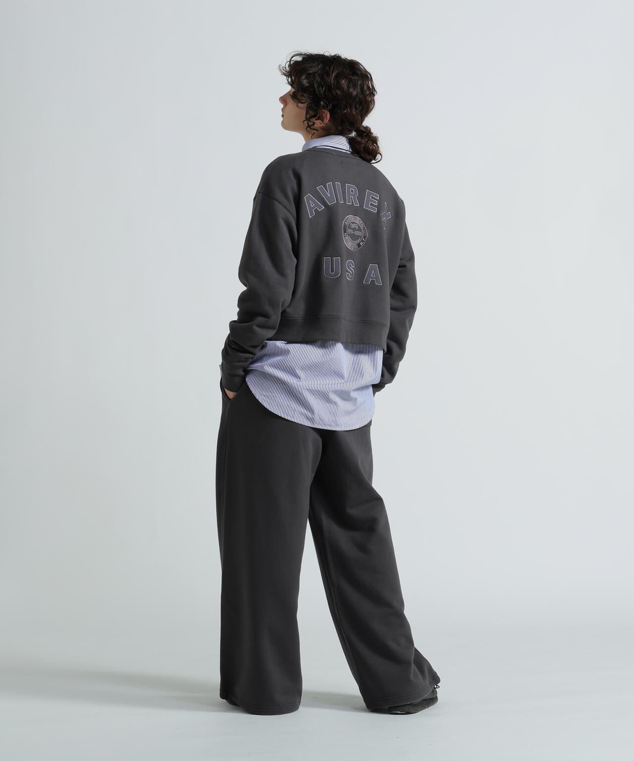 《WOMAN》AVIREX 50th VARSITY CREW SWAET/バーシティークルーネックスウェット