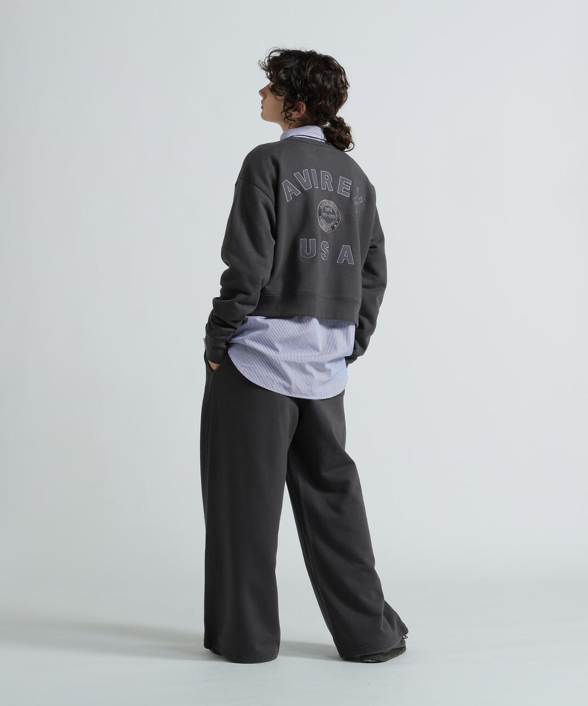 《WOMAN》AVIREX 50th VARSITY CREW SWAET/バーシティークルーネックスウェット