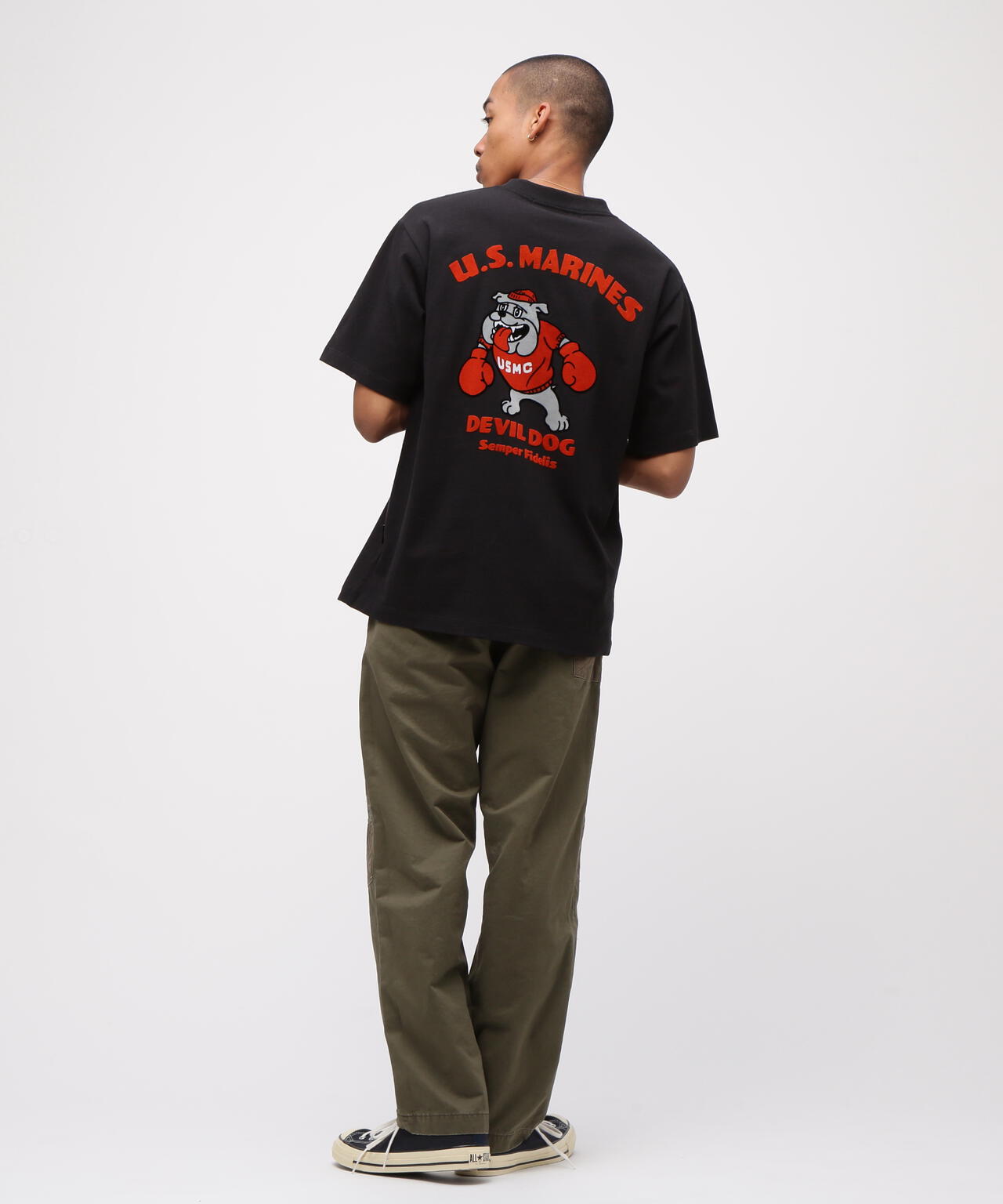 USMC BULLDOG T-SHIRT / ブルドック 半袖Tシャツ