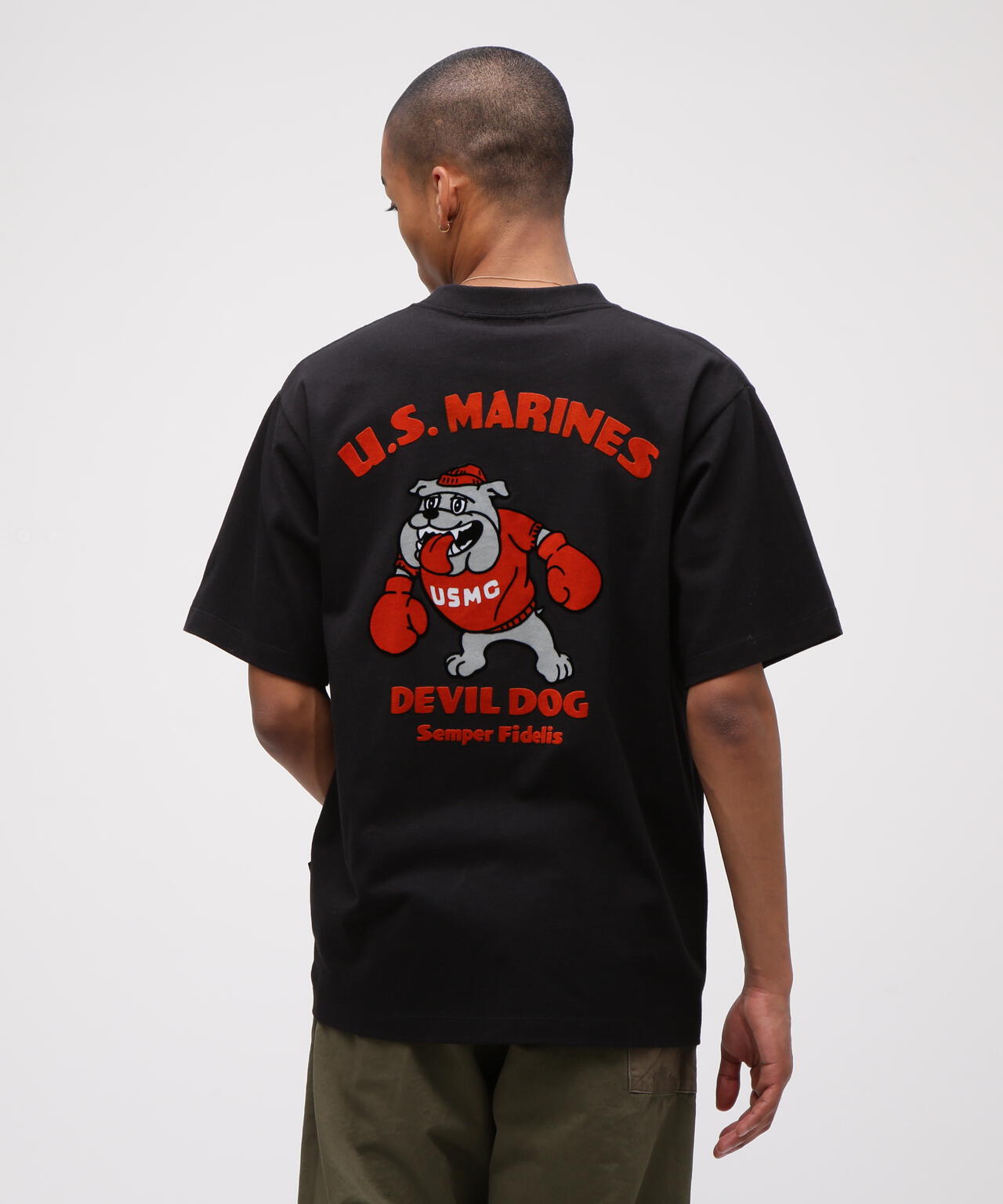 USMC BULLDOG T-SHIRT / ブルドック 半袖Tシャツ
