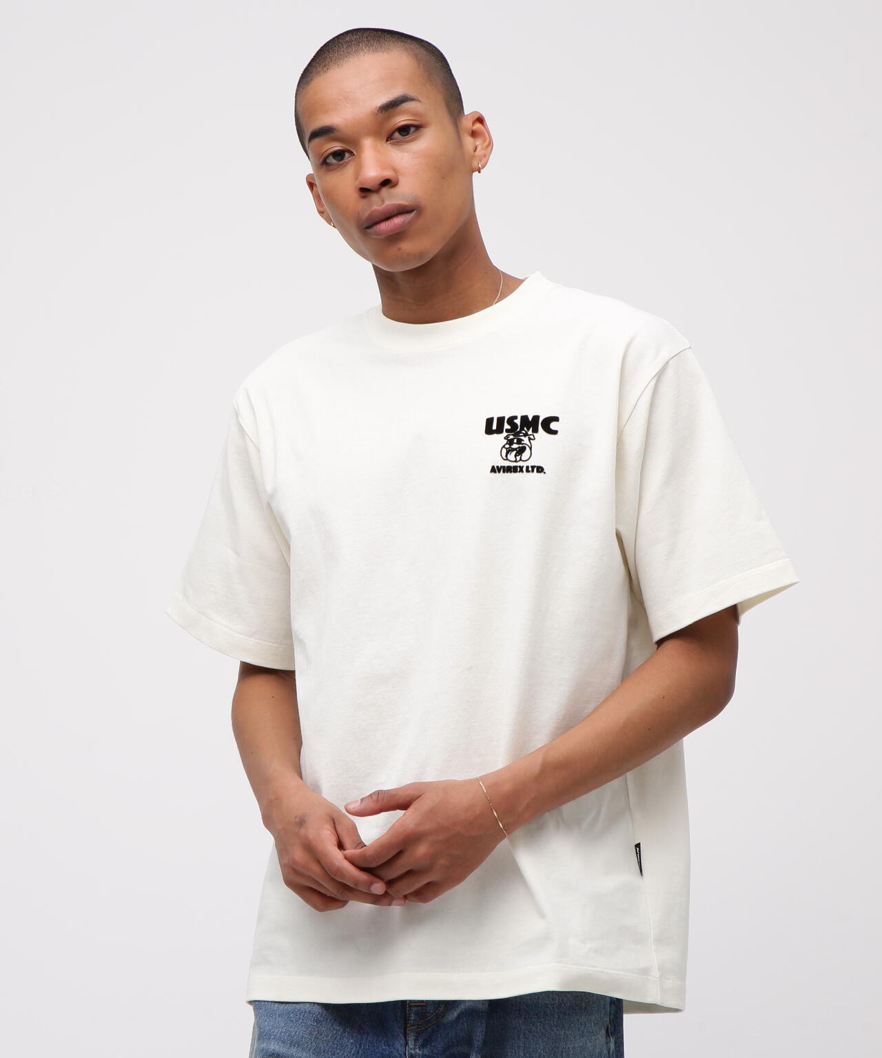 USMC BULLDOG T-SHIRT / ブルドック 半袖Tシャツ