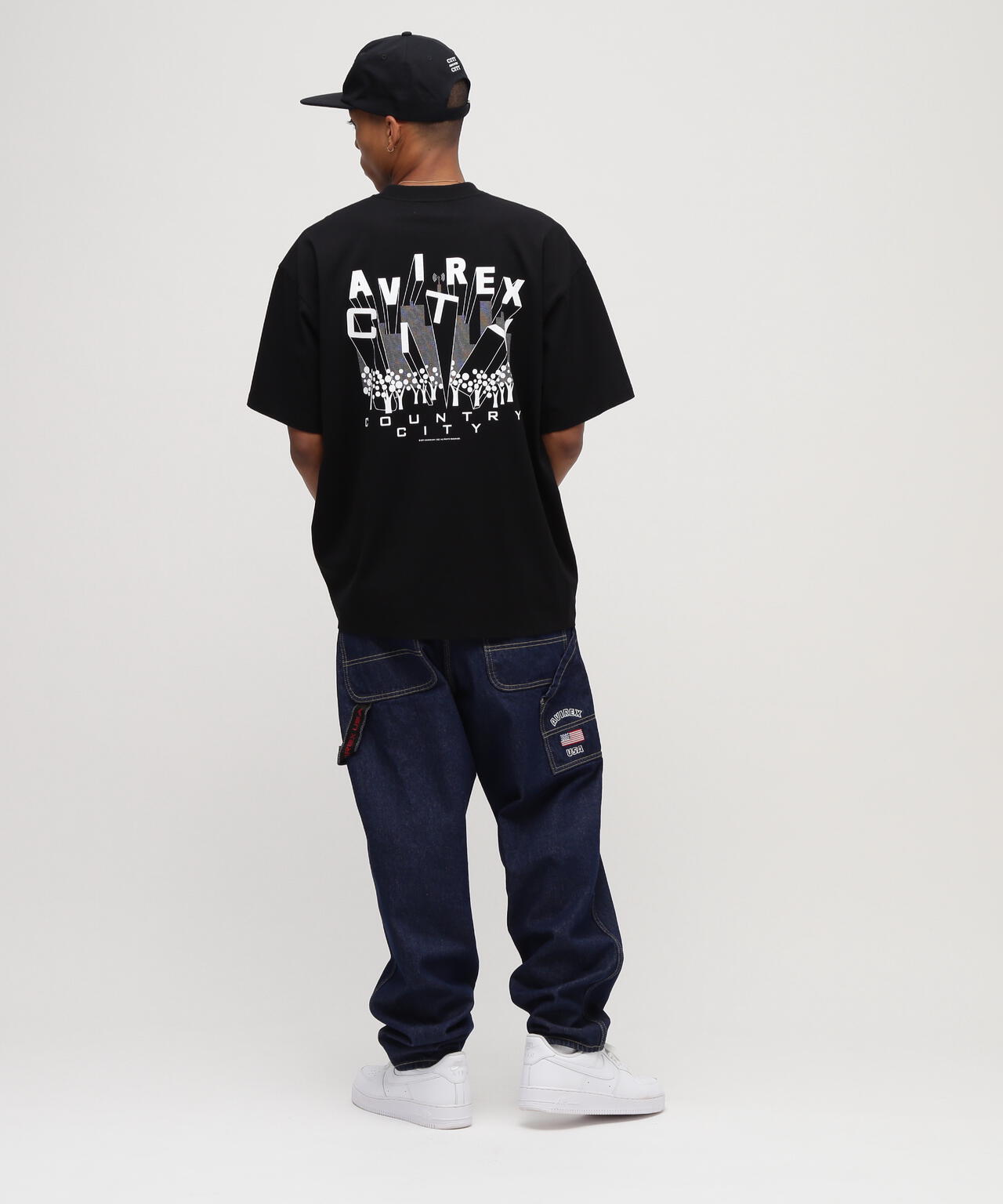 《AVIREX × CITY COUNTRY CITY》SIGNATURE LOGO T-SHIRT