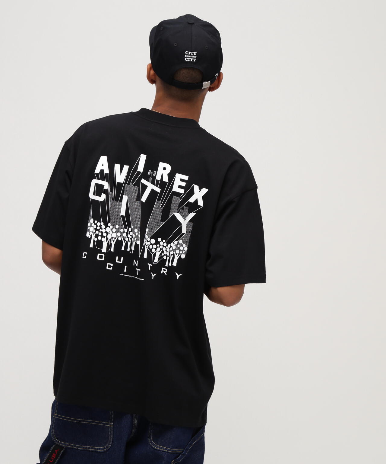 《AVIREX × CITY COUNTRY CITY》SIGNATURE LOGO T-SHIRT