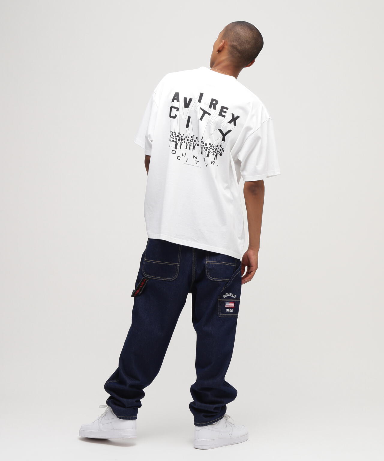 《AVIREX × CITY COUNTRY CITY》SIGNATURE LOGO T-SHIRT
