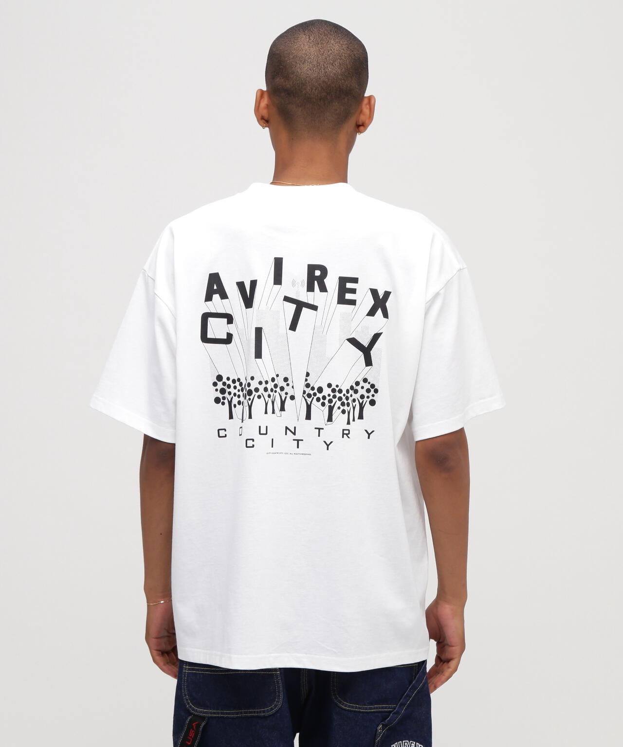 《AVIREX × CITY COUNTRY CITY》SIGNATURE LOGO T-SHIRT