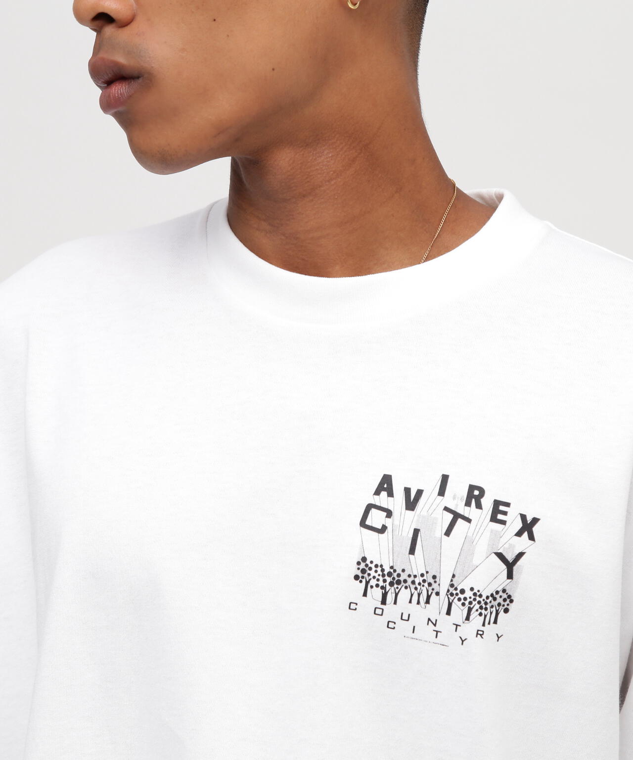 《AVIREX × CITY COUNTRY CITY》SIGNATURE LOGO T-SHIRT