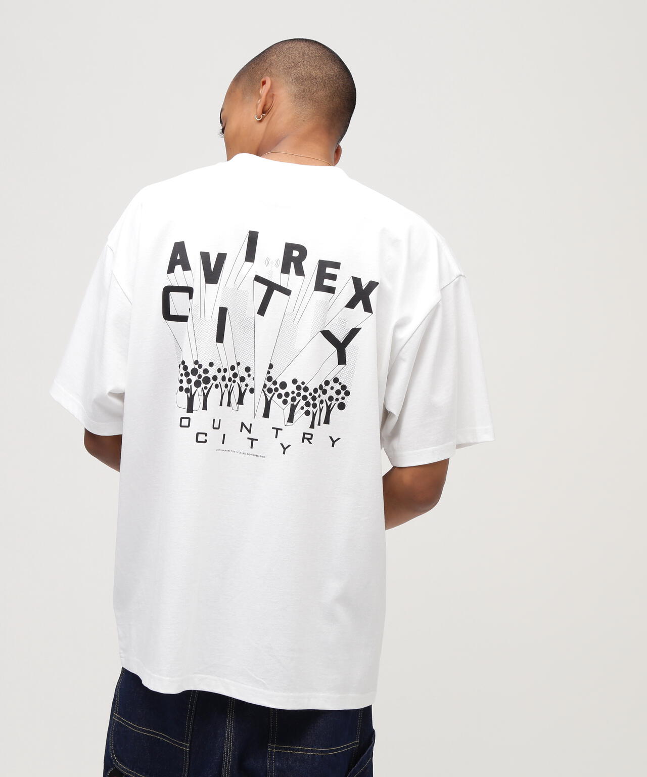 《AVIREX × CITY COUNTRY CITY》SIGNATURE LOGO T-SHIRT