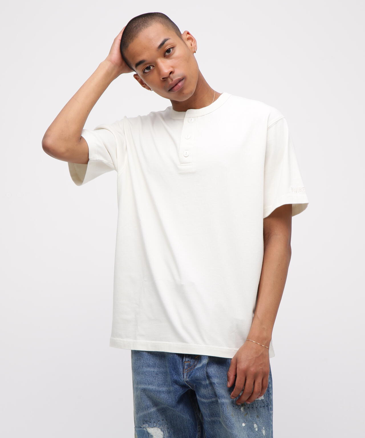 《SOUVENIR COLLECTION》SUKA HENLEY NECK T-SHIRT ”EAGLE”