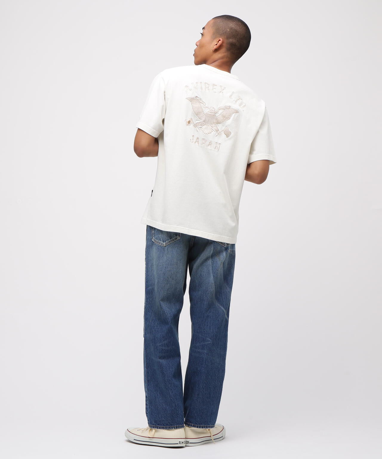 《SOUVENIR COLLECTION》SUKA HENLEY NECK T-SHIRT ”EAGLE”