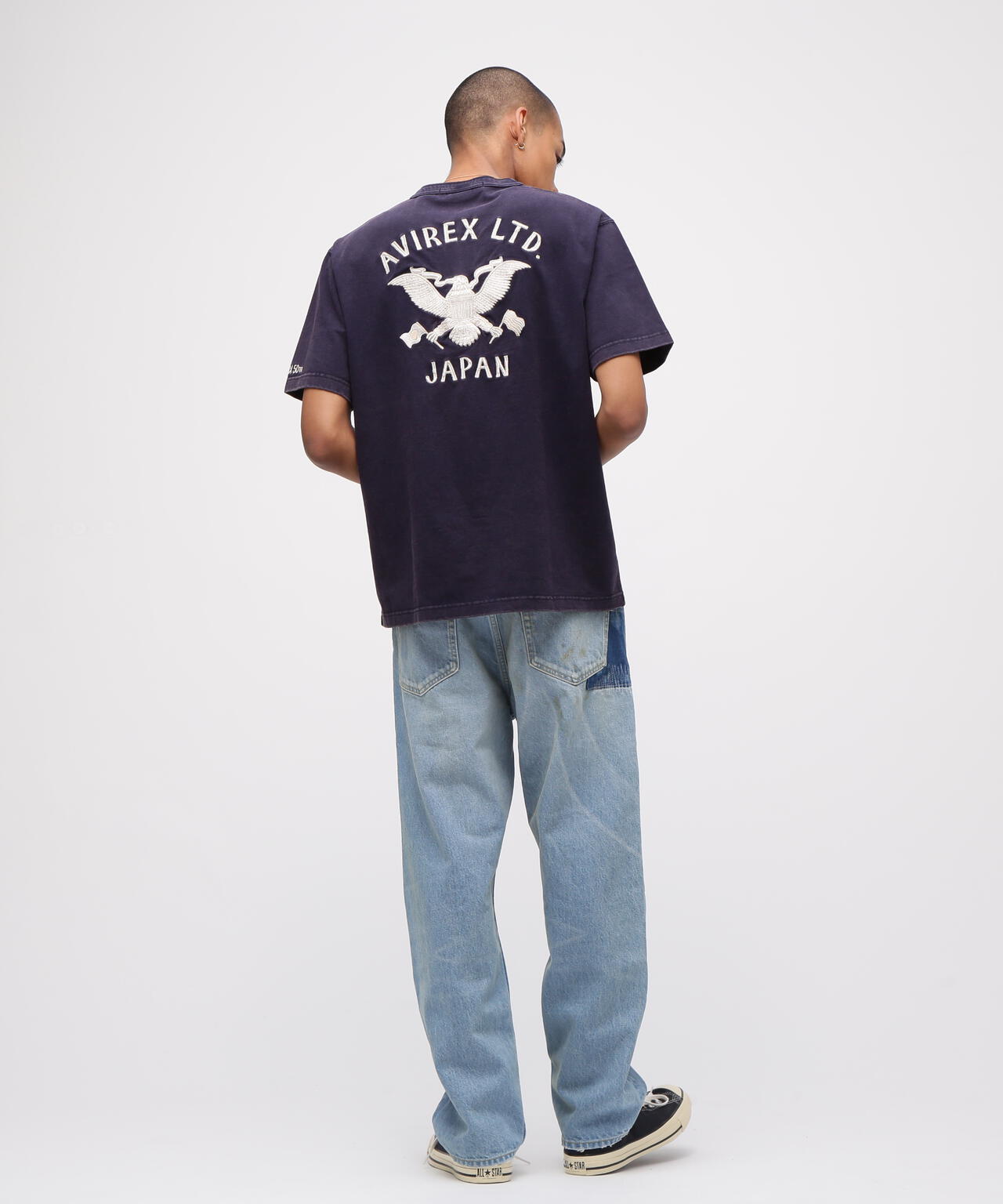 《SOUVENIR COLLECTION》SUKA HENLEY NECK T-SHIRT ”EAGLE”