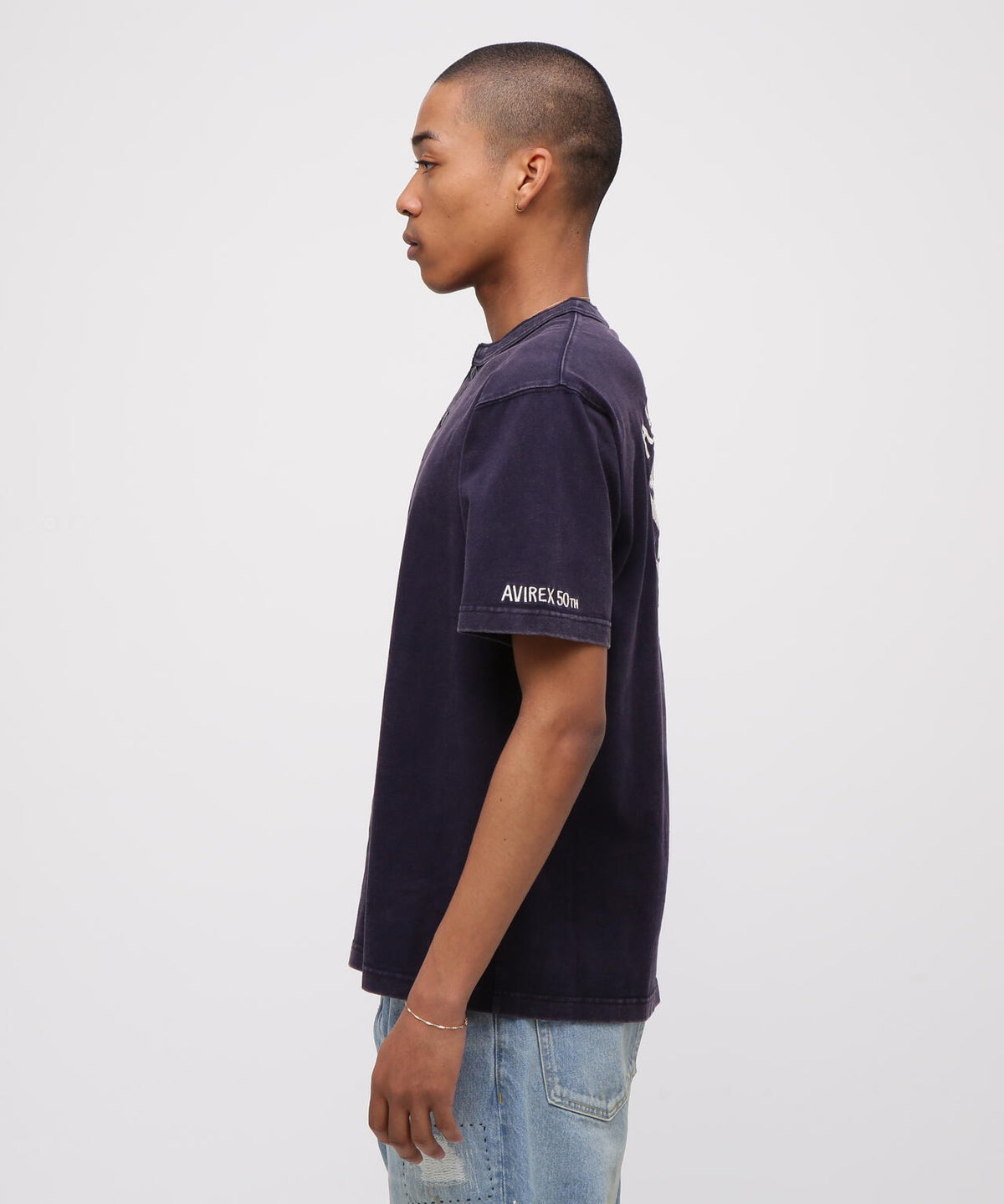 《SOUVENIR COLLECTION》SUKA HENLEY NECK T-SHIRT ”EAGLE”