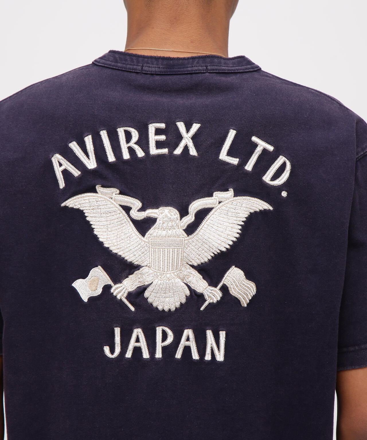 《SOUVENIR COLLECTION》SUKA HENLEY NECK T-SHIRT ”EAGLE”